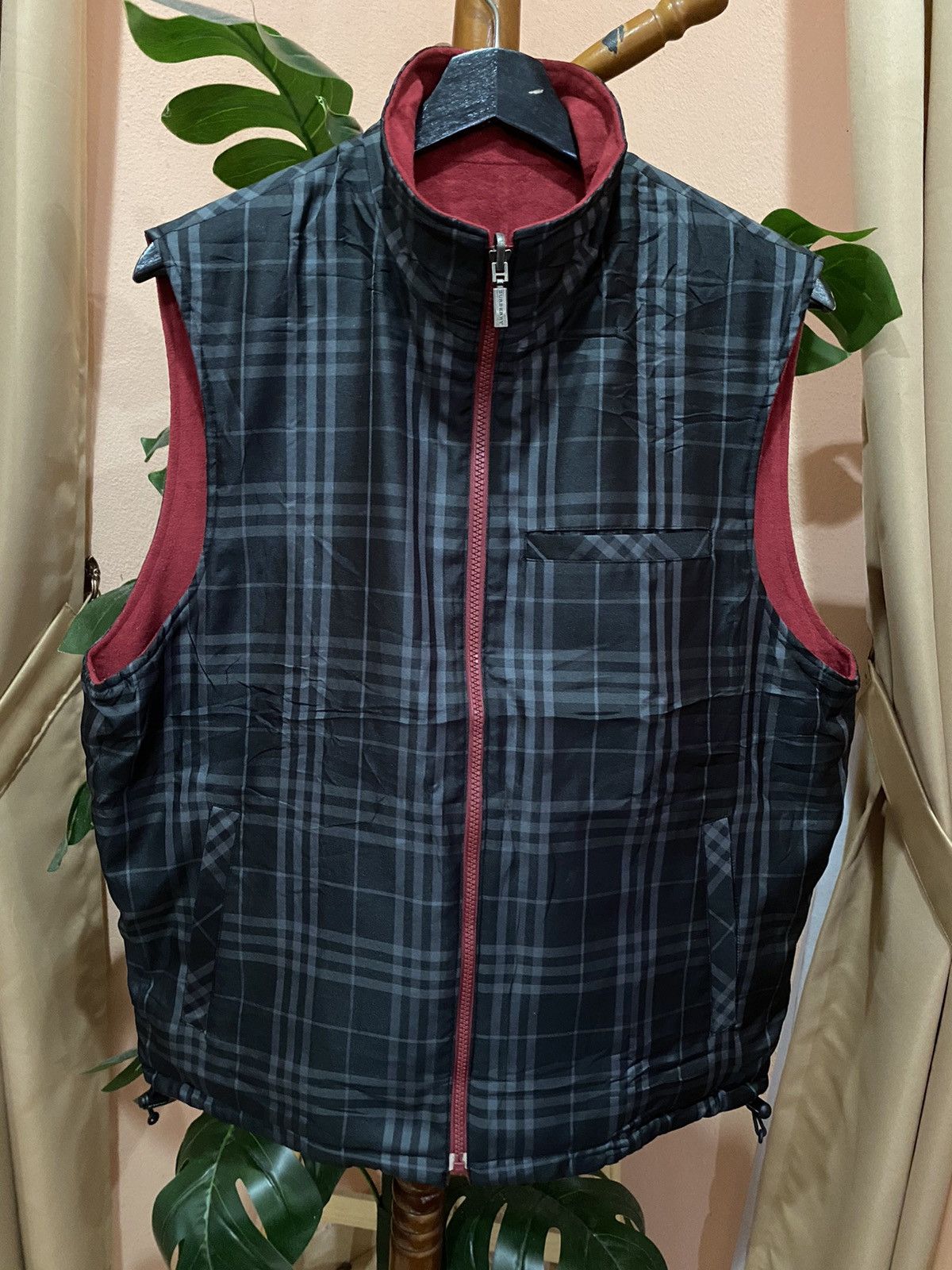 Burberry Burberry Golf Red Suede Vest Vintage Men’s Luxury Sportswear Size US M / EU 48-50 / 2 - 11 Thumbnail