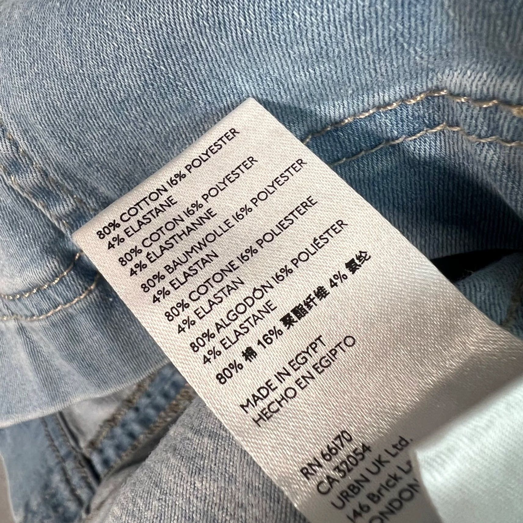 Free People Free People Womens 2 Denim Mini Skirt Light Wash High Waisted Panel Stitching Size 26" / US 2 / IT 38 - 4 Thumbnail