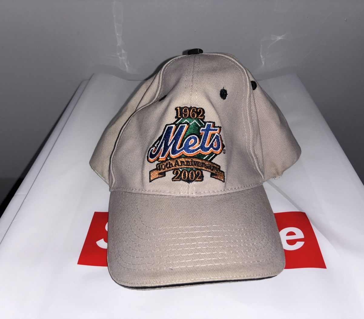 MLB New York Mets Vintage 2002 40th Anniversary Adult Hat Size ONE SIZE - 1 Thumbnail