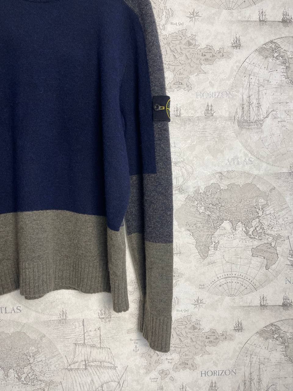Stone Island × Vintage Vintage Stone Island sweater Size US XL / EU 56 / 4 - 5 Thumbnail