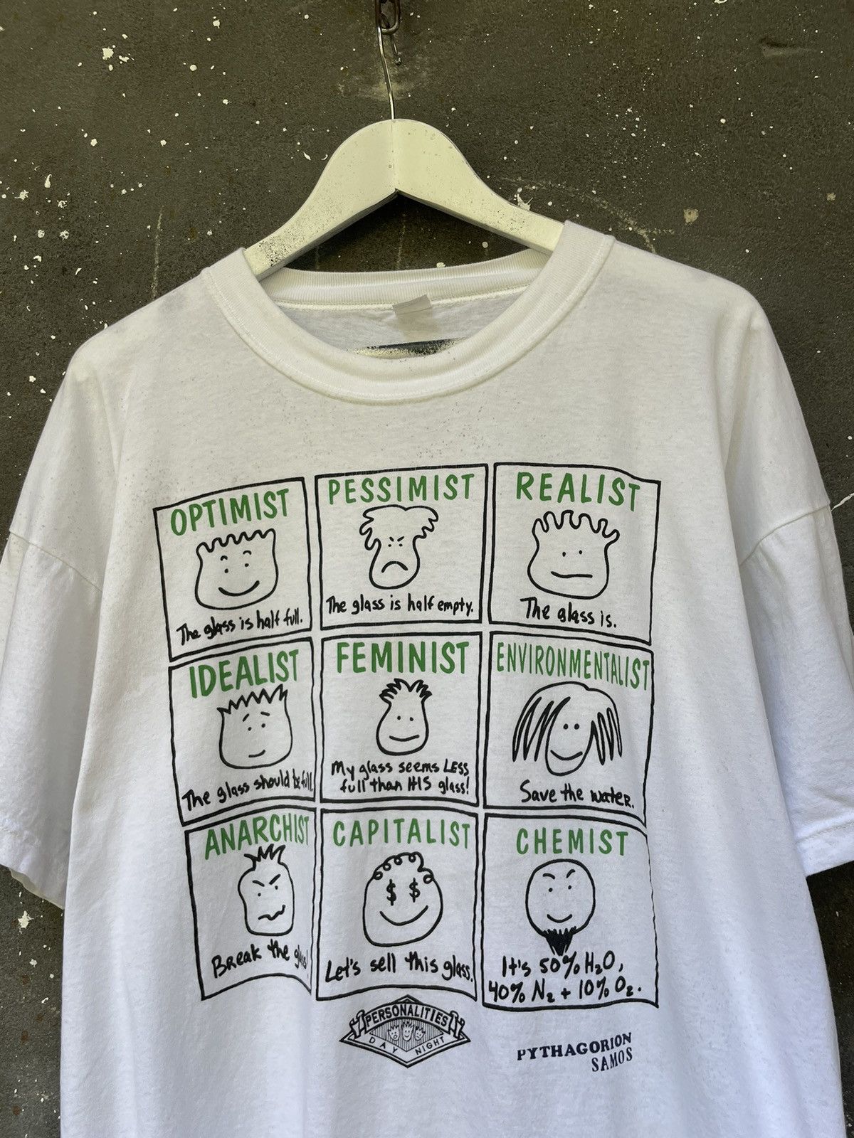 Vintage Vintage 1994 Funny Life Style T-Shirt Emotions Art 90’s RARE Size US XL / EU 56 / 4 - 3 Thumbnail