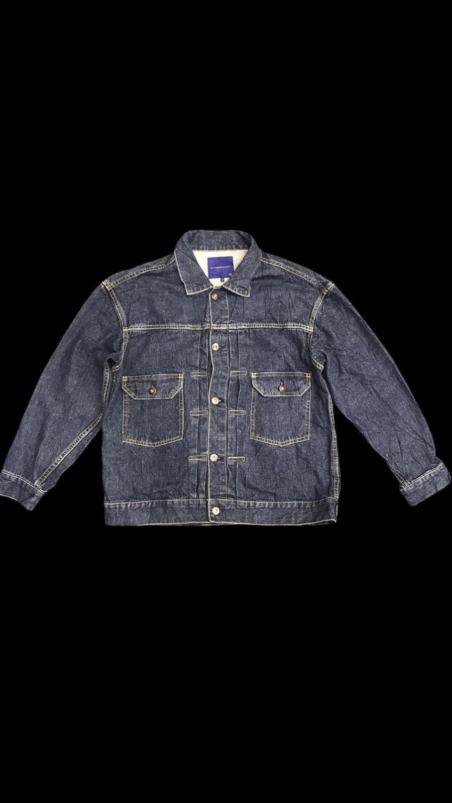 Japanese Brand SEVENDAYS=SUNDAYS Type 2 Oversize Trucker Jacket Size L / US 10 / IT 46 - 1 Thumbnail