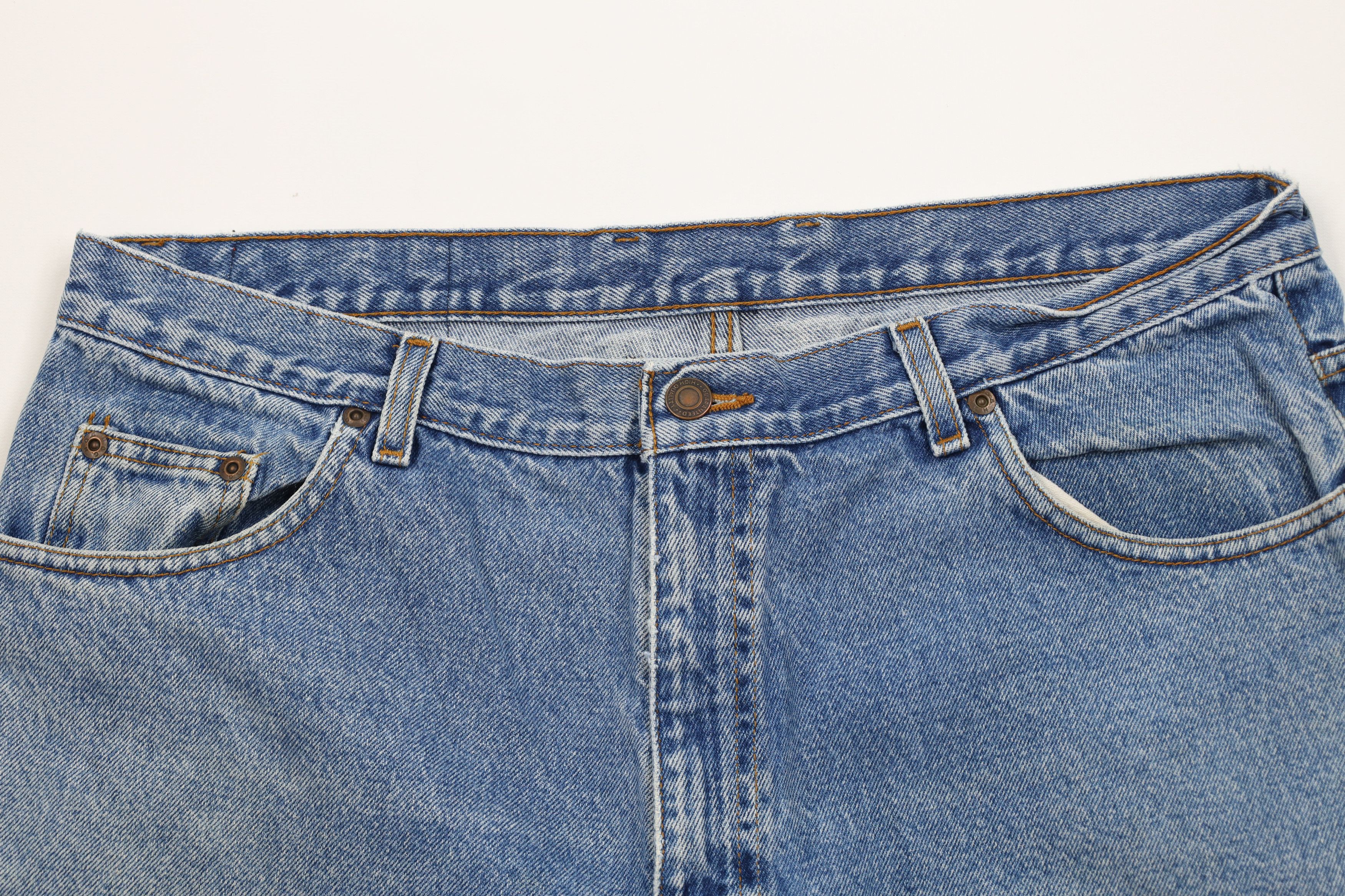 Vintage Vintage 90s Streetwear Above Knee Denim Jean Shorts Jorts Size US 36 / EU 52 - 2 Thumbnail