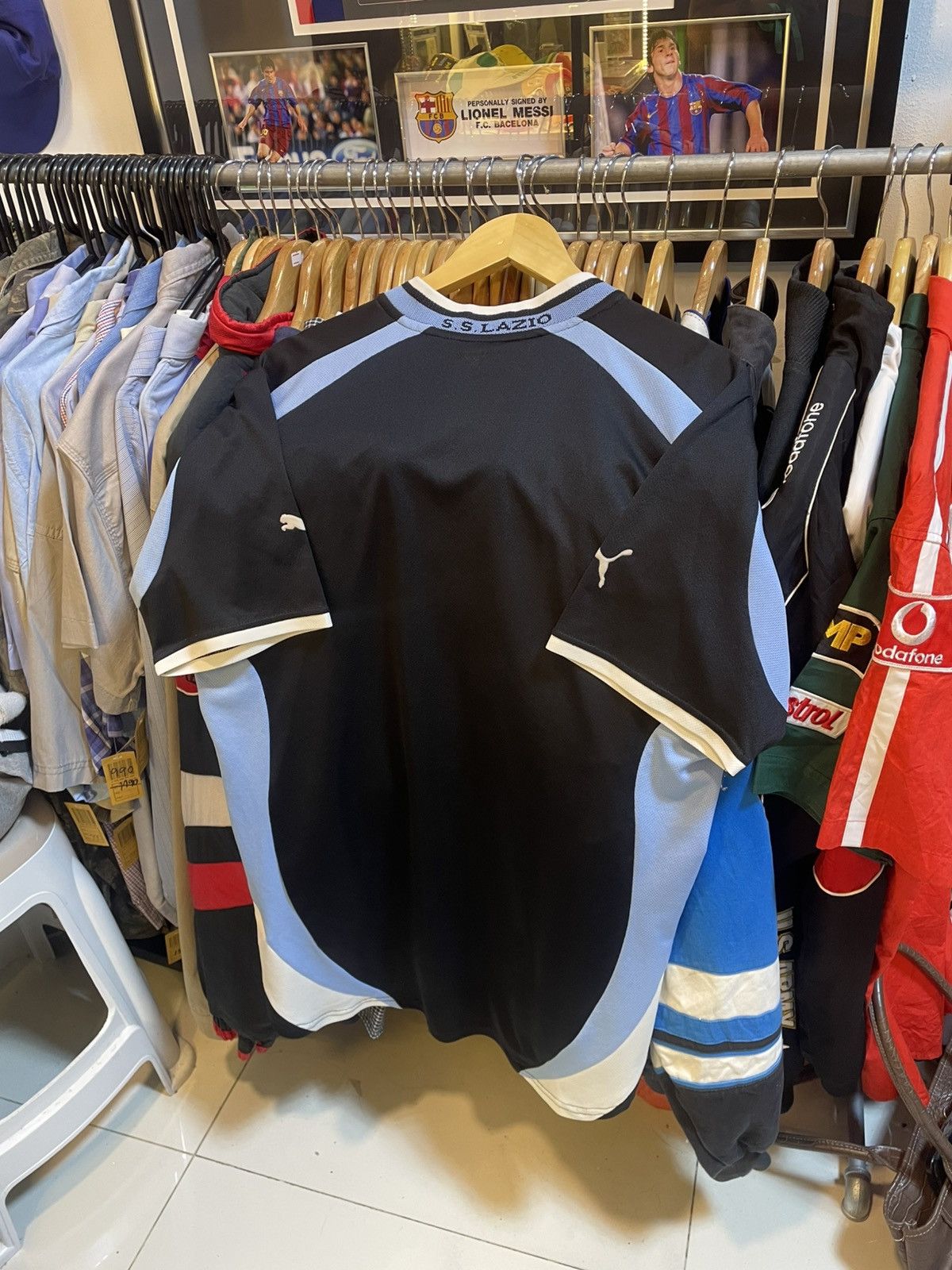 Puma Vintage 1998-1999 SS Lazio Away Kit Size US L / EU 52-54 / 3 - 3 Thumbnail