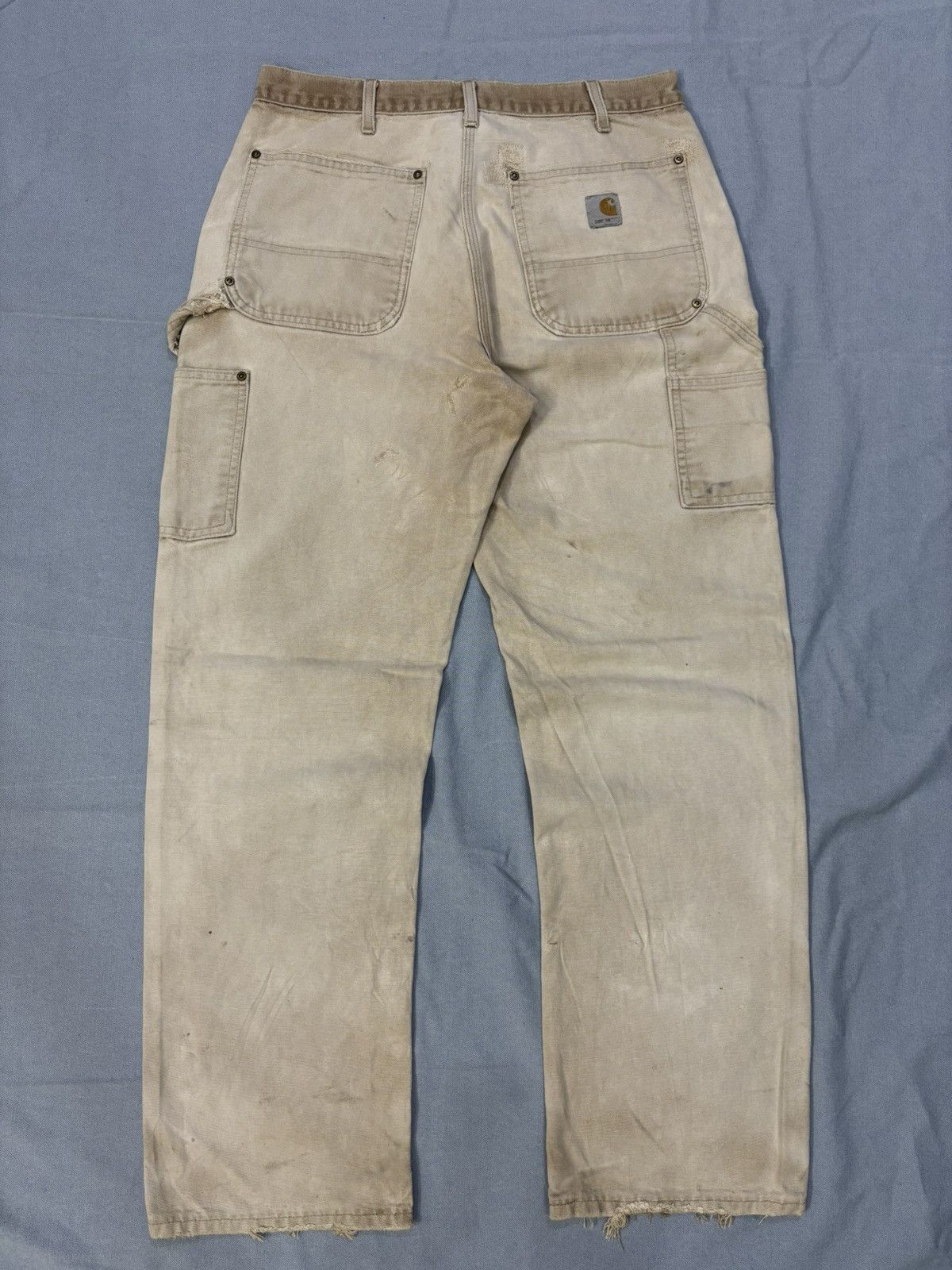 Carhartt Sunfade Carhartt BO1 BRN Double knee denim Size US 32 / EU 48 - 2 Thumbnail