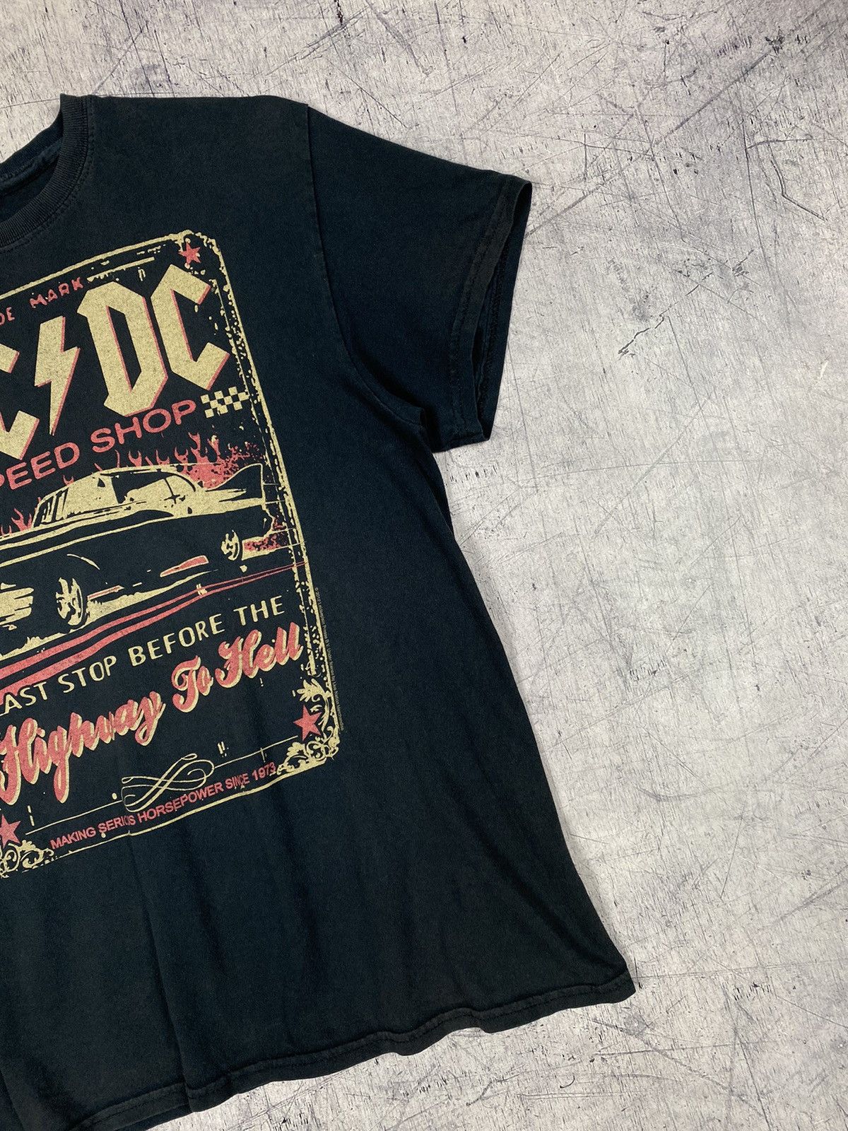 AC/DC × Vintage Vintage AC / DC 2012 Speed Shop Tee T Shirt Size US M / EU 48-50 / 2 - 4 Thumbnail