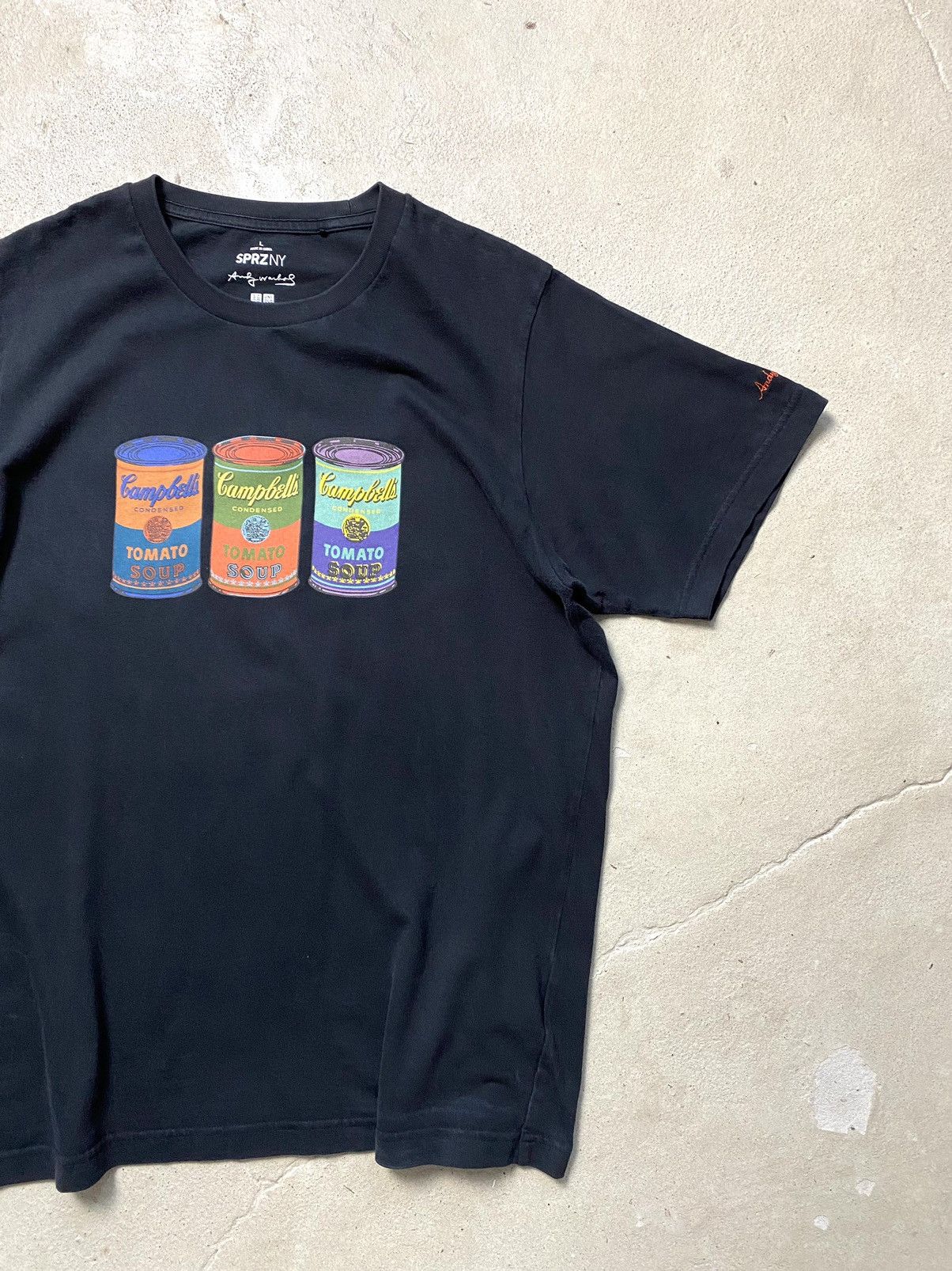 Japanese Brand Uniqlo x Andy Warhol Campbell’s Tomato Soup Art T Shirt Size US L / EU 52-54 / 3 - 2 Thumbnail