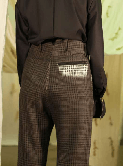 Mavranyma MAVRANYMA - pied de poule dyed pants Size US 26 / EU 42 - 2 Thumbnail