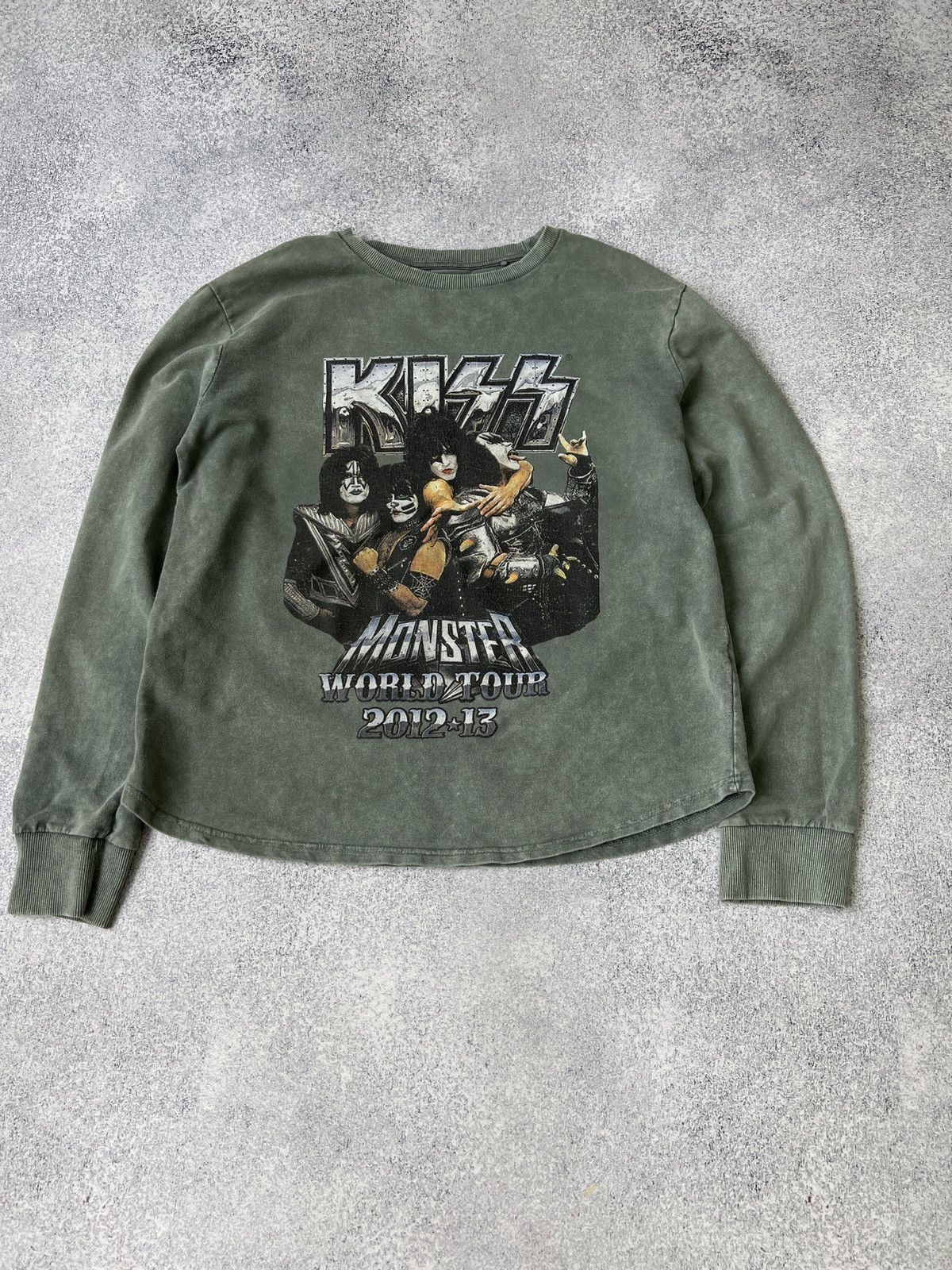 Vintage Kiss Tour Merch Long sleeve tee