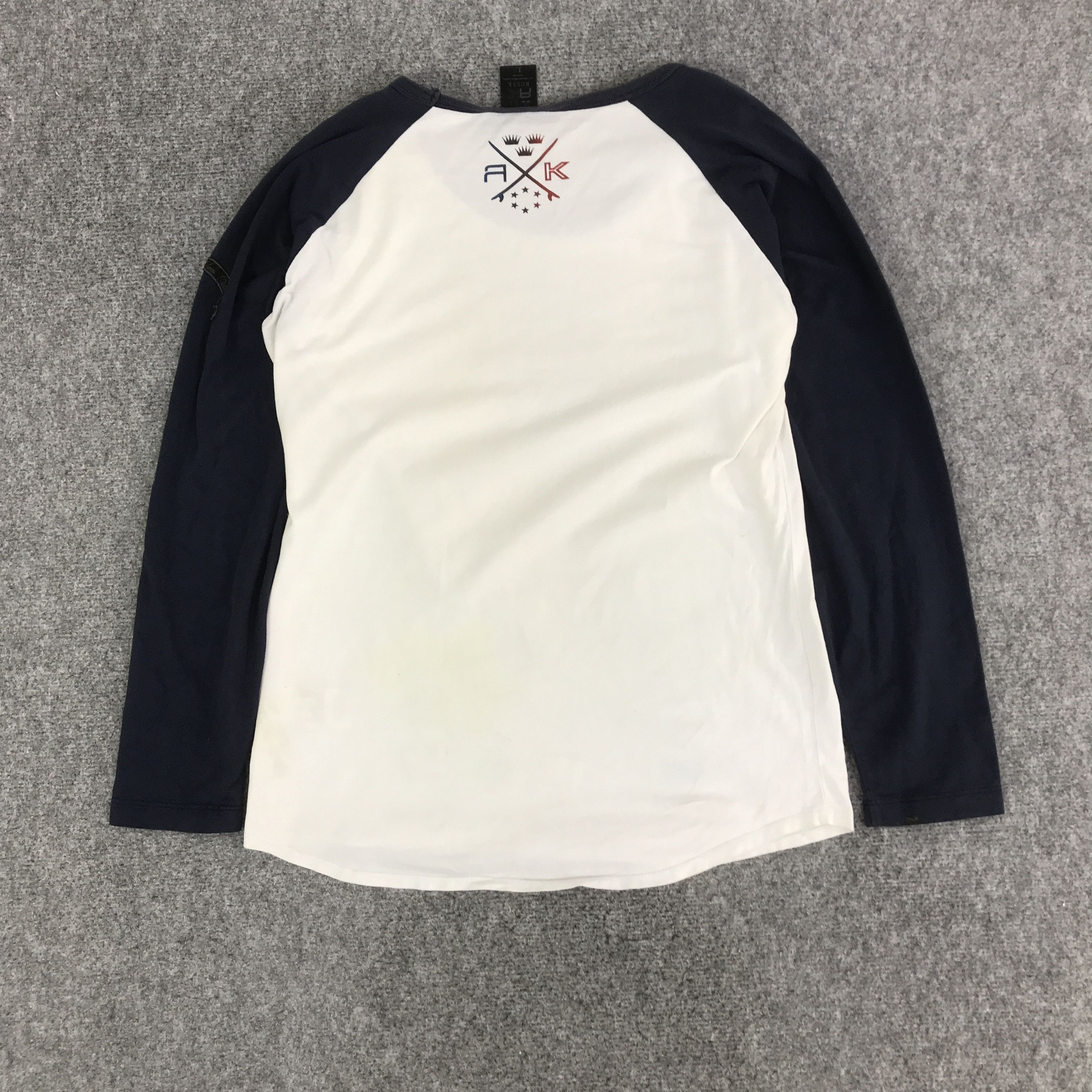 Japanese Brand A.K LONG SEXY DESIGN SLEEVE T-SHIRT K117B6 Size US L / EU 52-54 / 3 - 3 Thumbnail