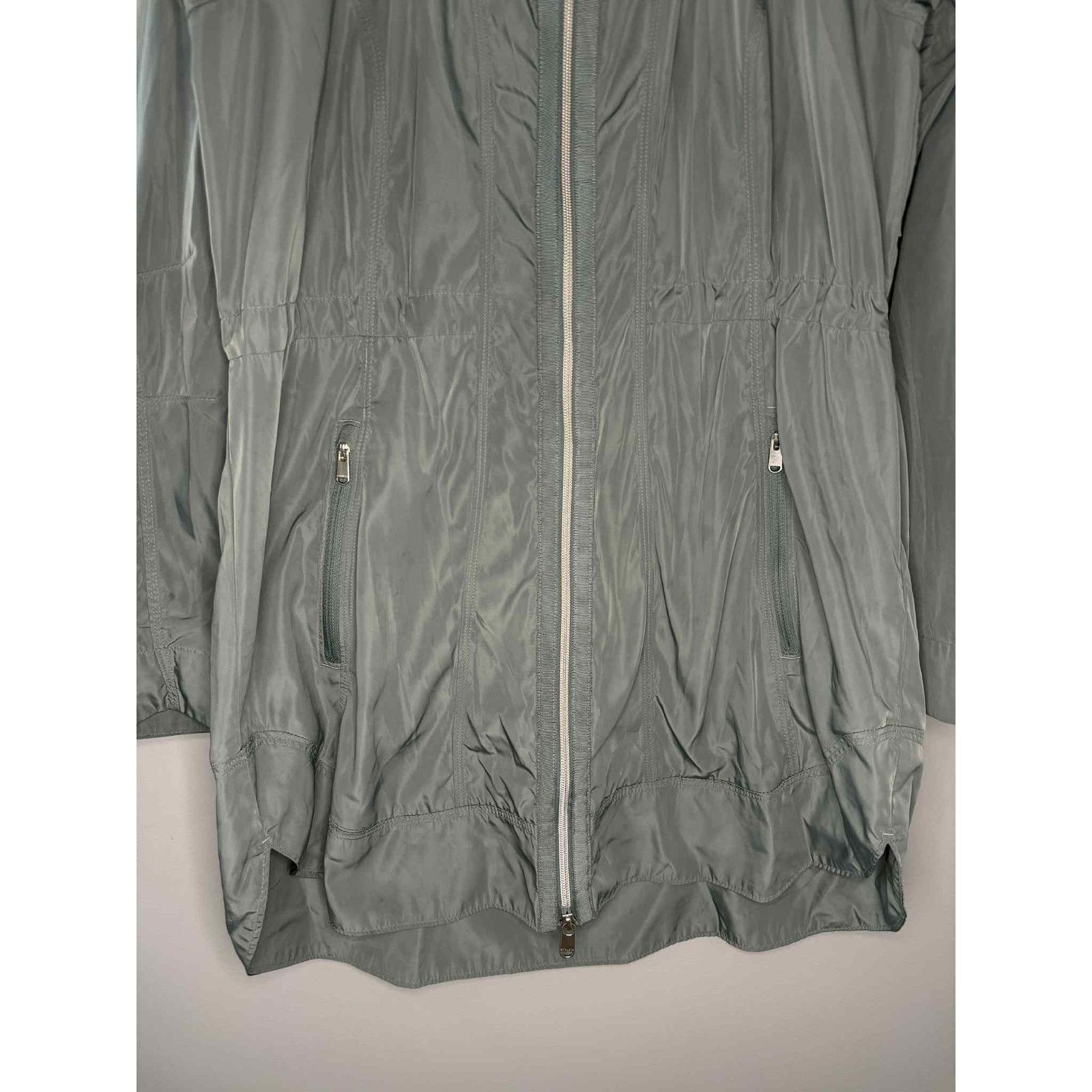 Athleta Athleta Drip Drop Water Repellent Jacket with Hood Grey S Size S / US 4 / IT 40 - 9 Thumbnail