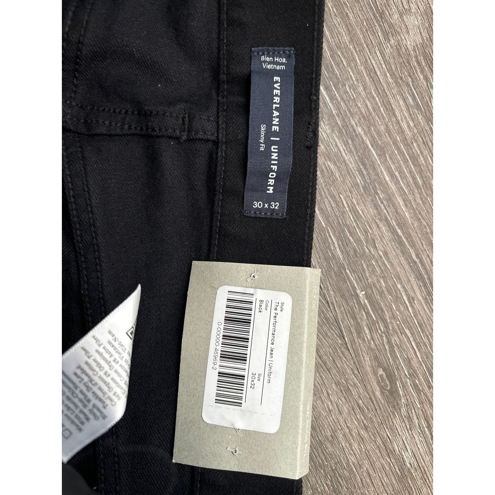 Everlane NWT Everlane Skinny Fit Performance Jean Black Size 30x32 Size US 30 / EU 46 - 5 Thumbnail