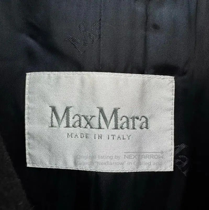 Max Mara MaxMara Black Cashmere Long Coat for Women . Size M / US 6-8 / IT 42-44 - 6 Thumbnail