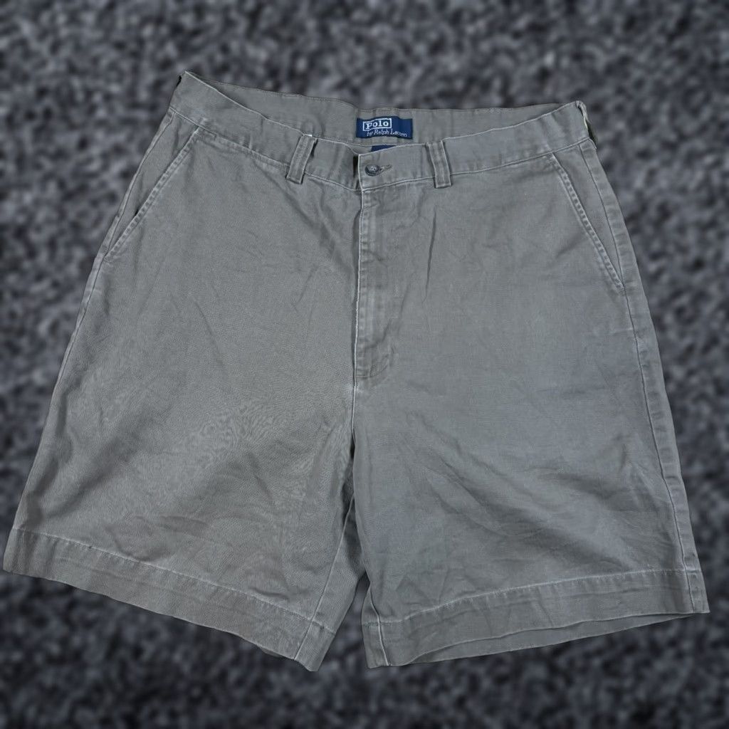 Polo Ralph Lauren VINTAGE Polo Ralph Lauren Chino Shorts Mens 34 Khaki Beige Cargo Loose 90s Mens Size US S / EU 44-46 / 1 - 1 Thumbnail