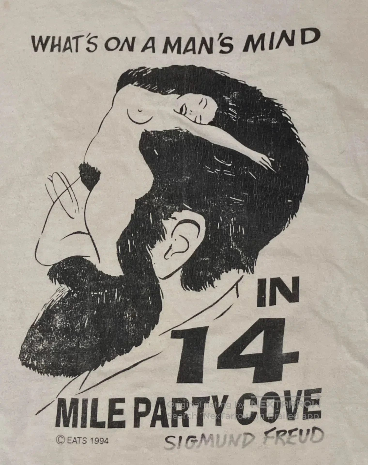 Vince Vintage 90s Graphic T-Shirt. Size US M / EU 48-50 / 2 - 2 Thumbnail