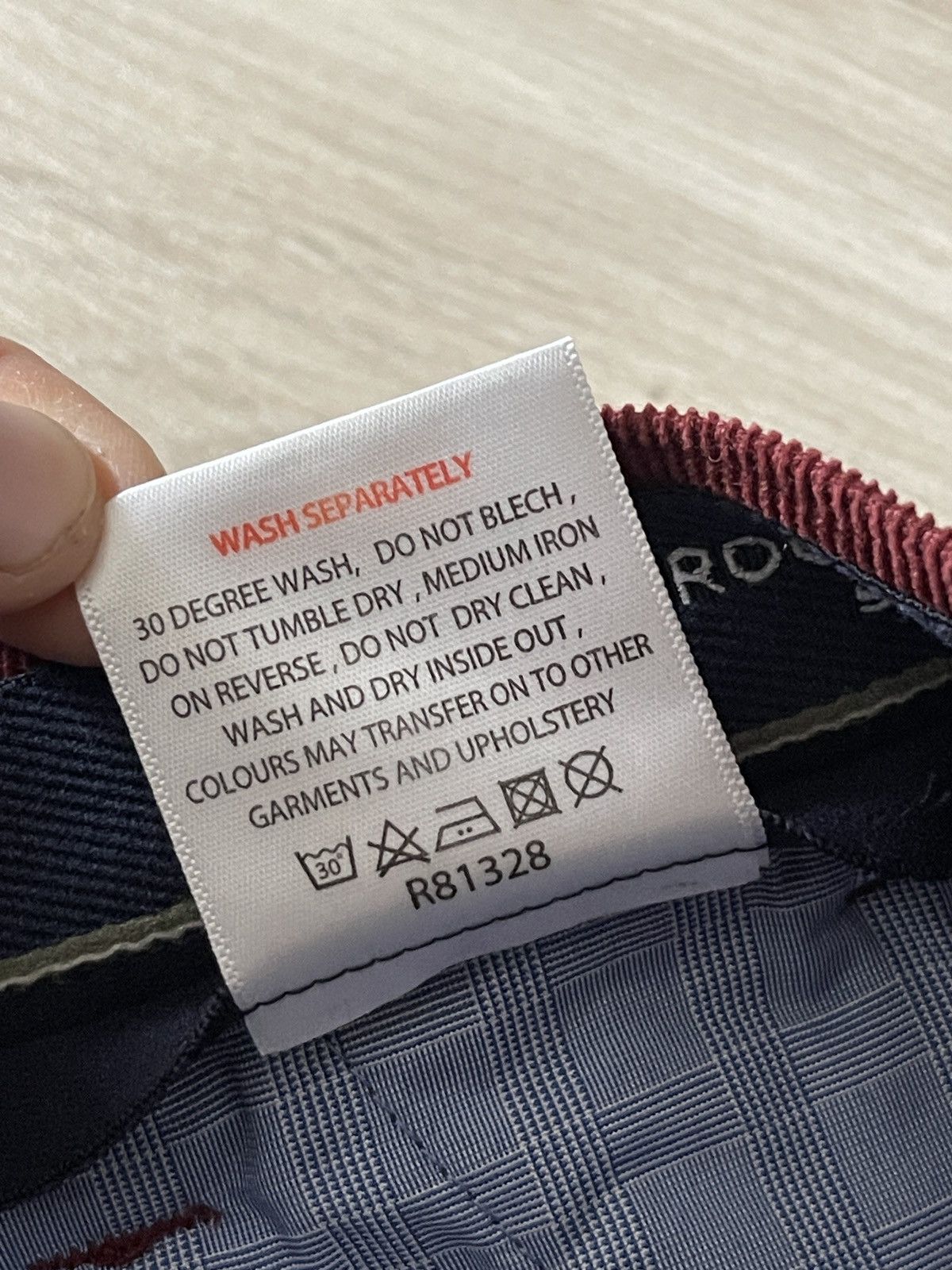 Vintage Brook Taverner Burgundy Corduroy Pants (est. 1912) W32 Size US 32 / EU 48 - 10 Thumbnail