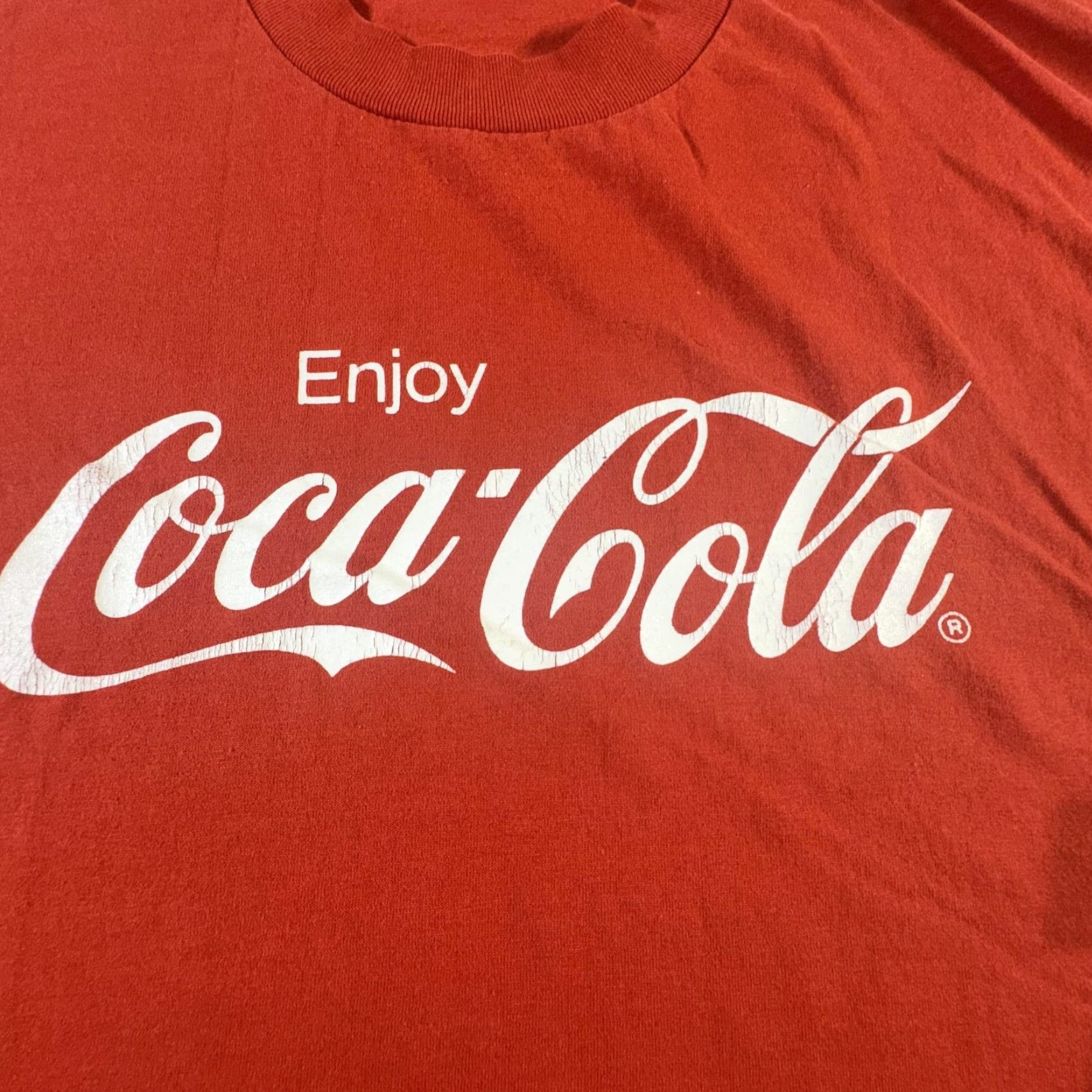 Vintage VINTAGE Coca-Cola Shirt Mens XL Oneita Made USA Power 50 Soft Tee 90s Soda Ad Red Graphic Tee Mens XL Coca-Cola Shirt Size US XL / EU 56 / 4 - 2 Thumbnail