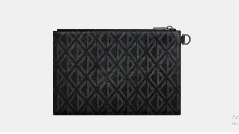 Dior o1w1db10525 2ESCA4 Size : OS / A5 Pouch in Black Size ONE SIZE - 3 Thumbnail