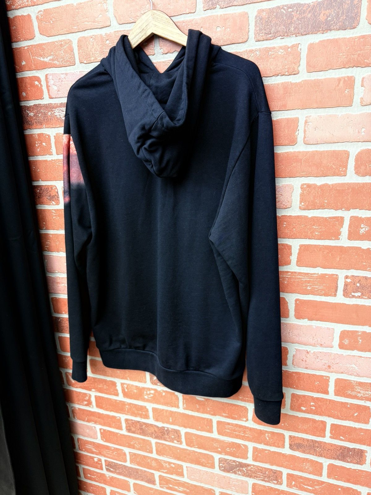Balmain Balmain statue graphic-print cotton hoodie Black Size Large Size US L / EU 52-54 / 3 - 7 Thumbnail