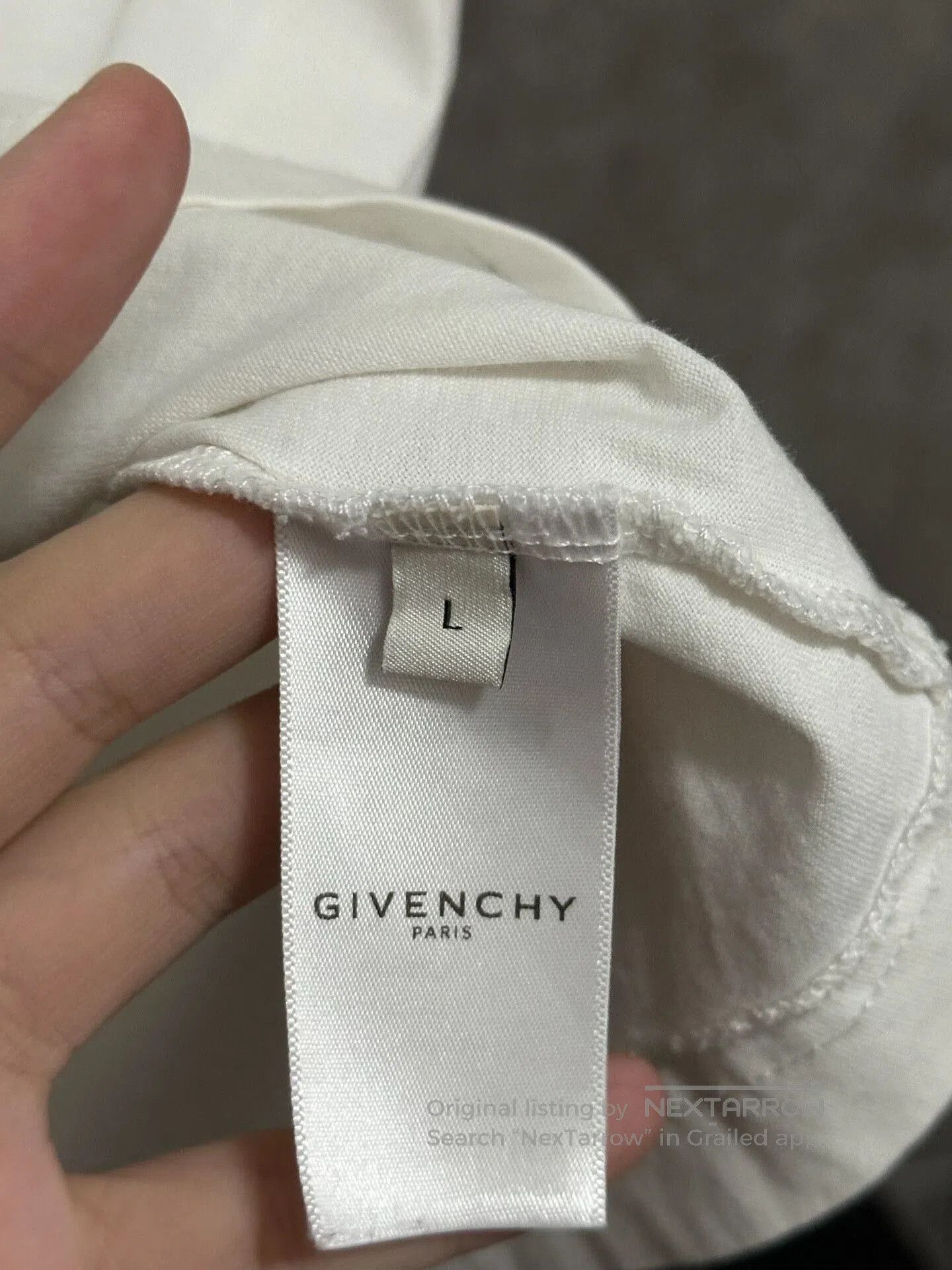 Givenchy Givenchy Logo Graffiti Short Sleeve T-Shirt. Size US L / EU 52-54 / 3 - 3 Thumbnail