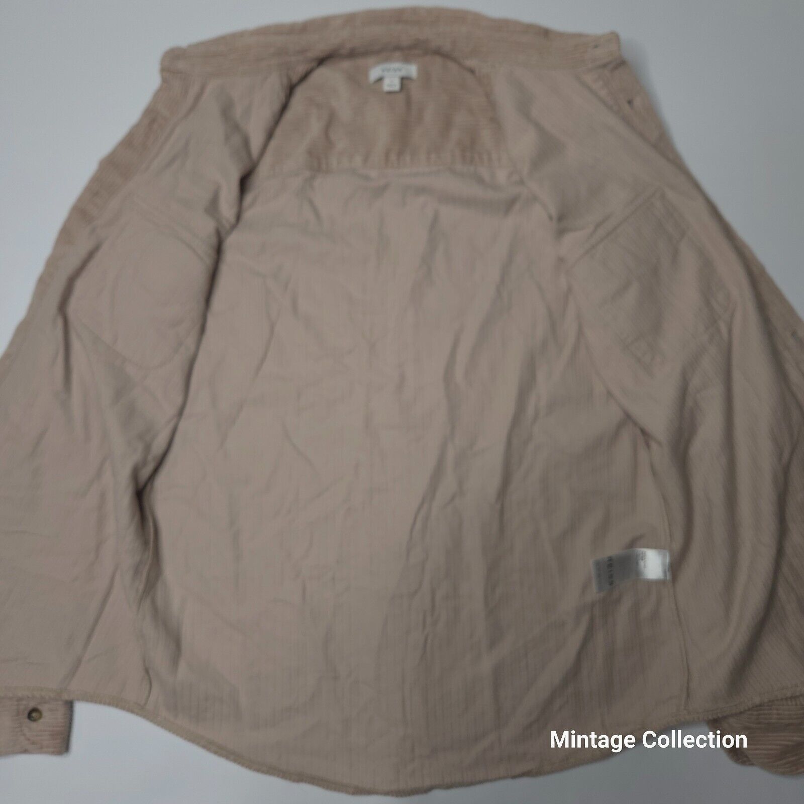 Reiss REISS Bonucci Corduroy Twin Pocket Beige Long sleeve Shirt M Size US M / EU 48-50 / 2 - 7 Thumbnail