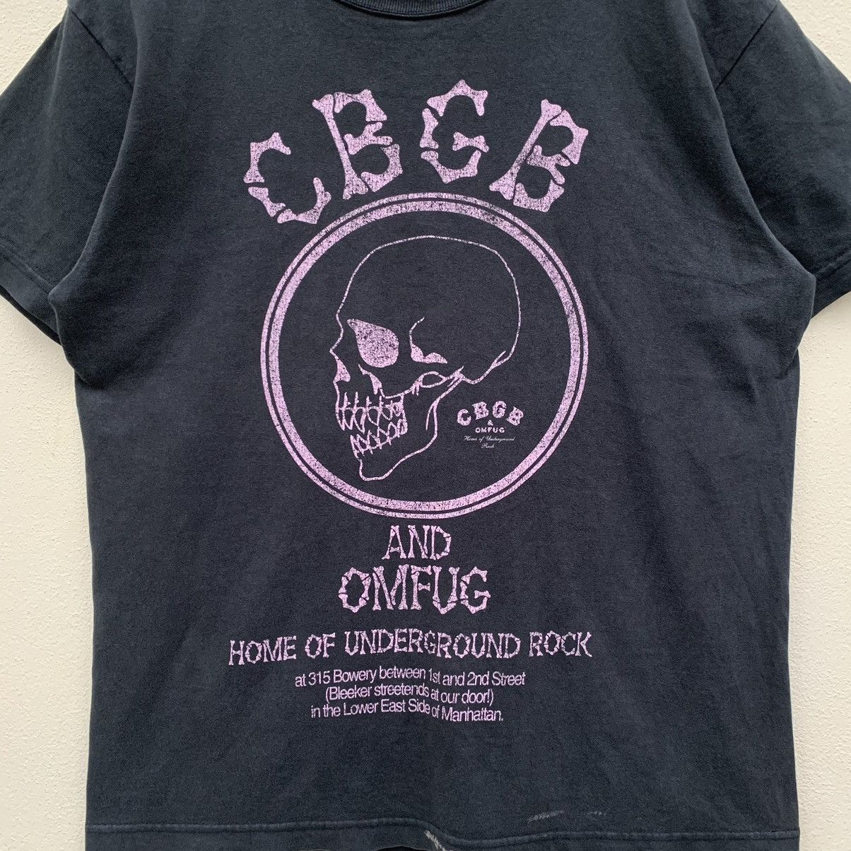 Band Tees × Vintage Vintage CBGB & OMFUG HOME OF UNDERGROUND ROCK T-shirt Size US M / EU 48-50 / 2 - 5 Thumbnail