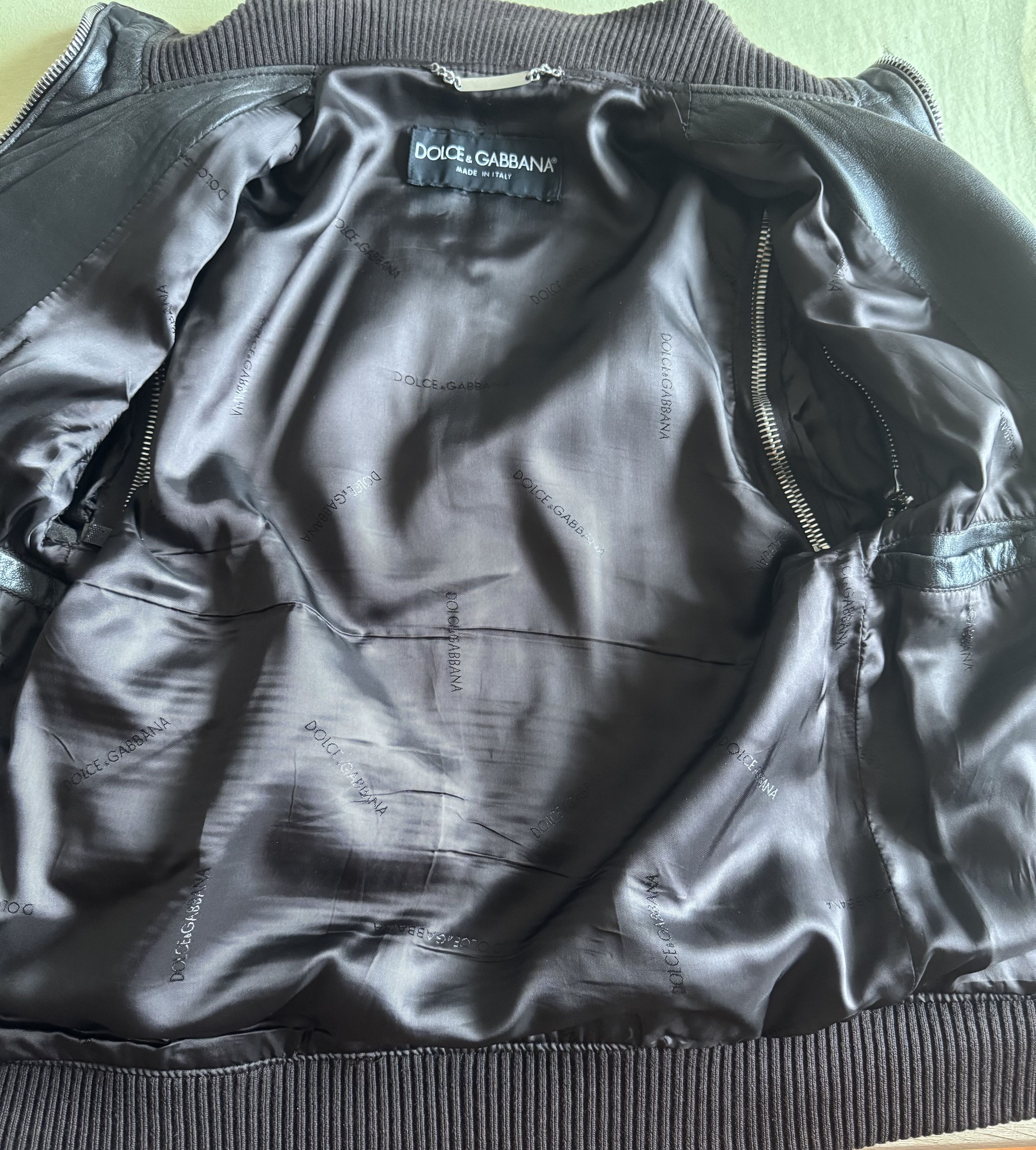 Dolce & Gabbana Dolce & Gabbana Mainline - Archive Leather Jacket / Gillet Size US S / EU 44-46 / 1 - 10 Thumbnail