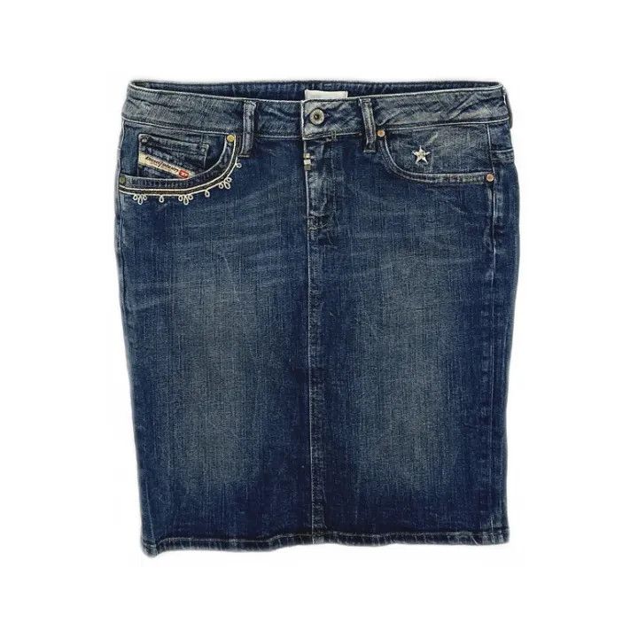 Diesel Diesel Casual Stylish Denim Skirt 0079 Size US 29 - 1 Thumbnail