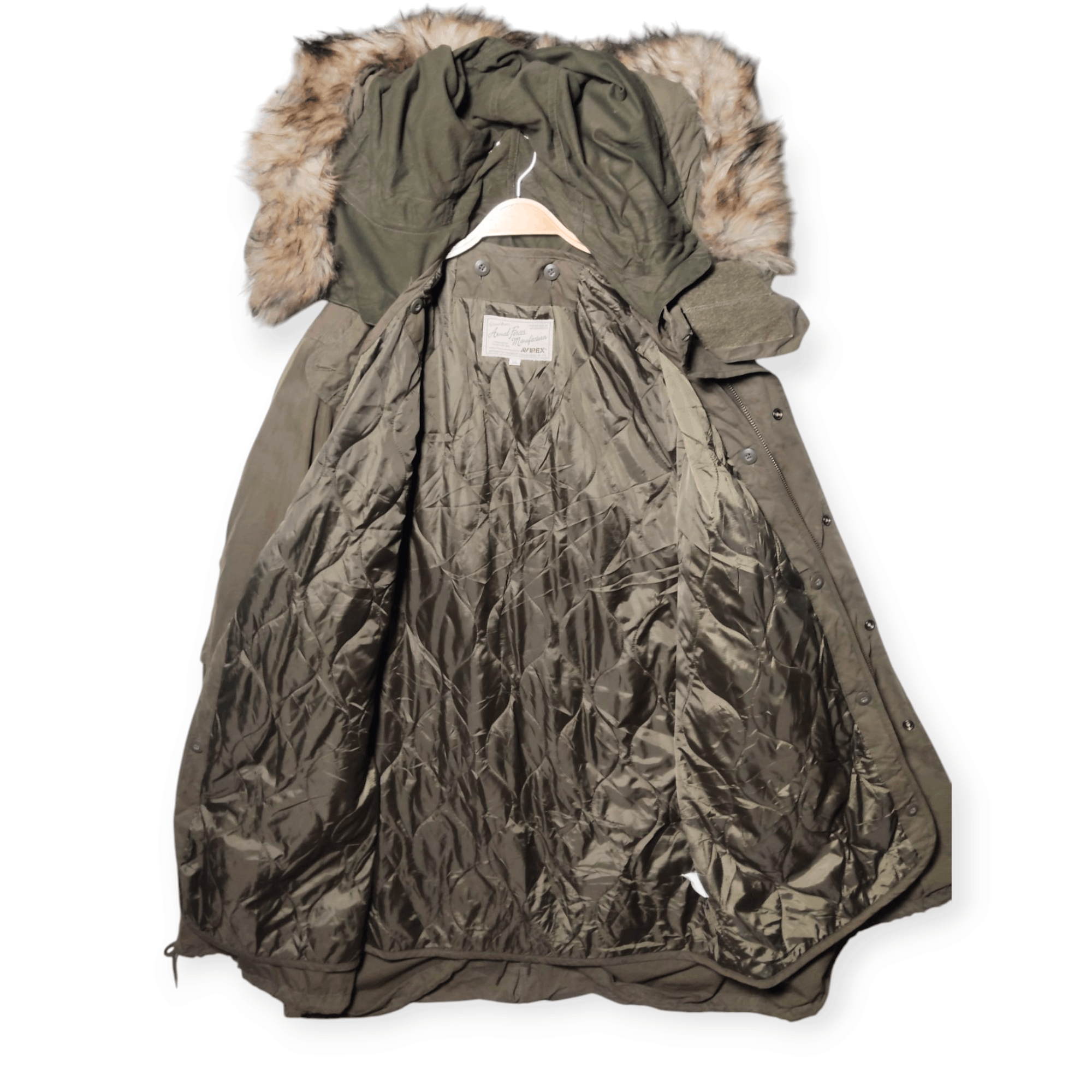 Avirex × Vintage Avirex USA Parka Jacket Detachble Hoodies and inner - 0002 Size US XL / EU 56 / 4 - 4 Thumbnail