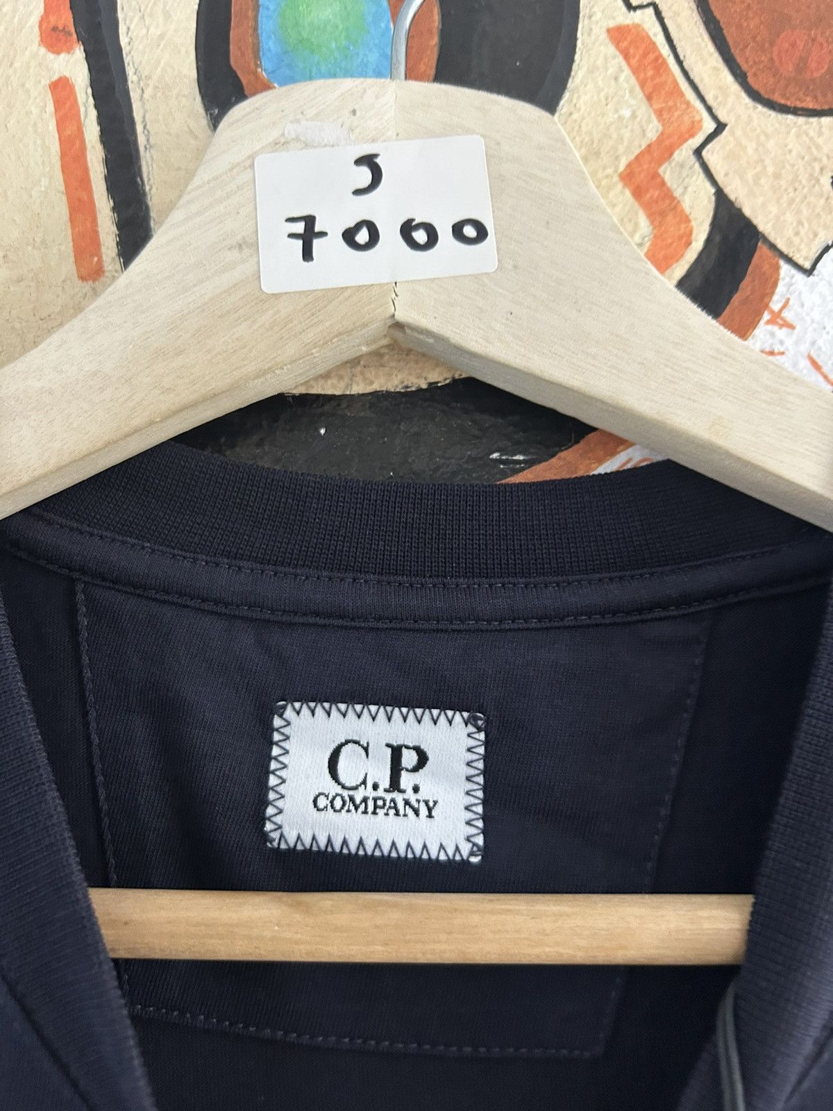 C.P. Company Brand new Cp company font Black Tee Size US S / EU 44-46 / 1 - 4 Thumbnail