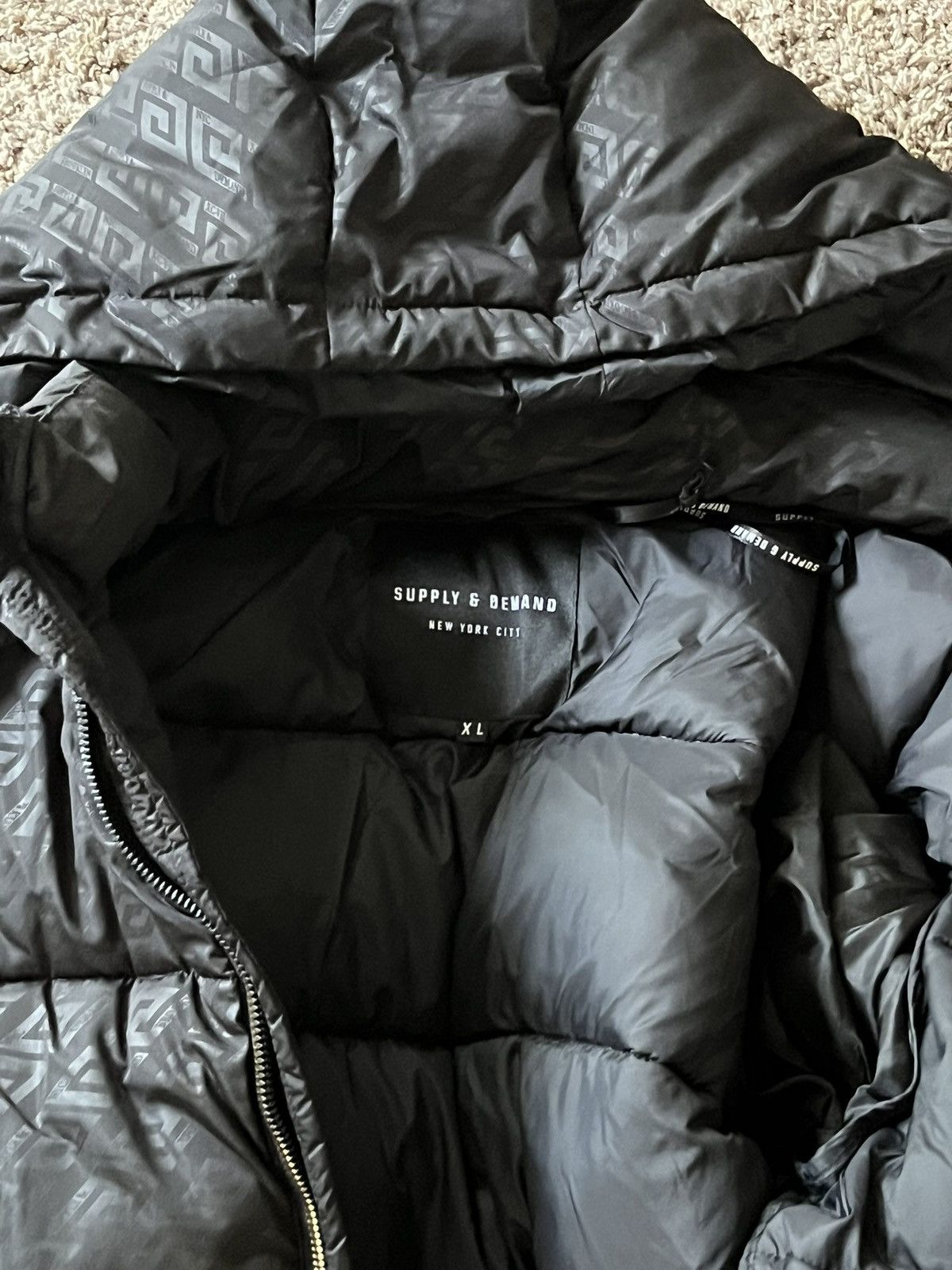 Other Supply & Demand Black Puffer Jacket - Brand New Size XL Size US XL / EU 56 / 4 - 8 Thumbnail