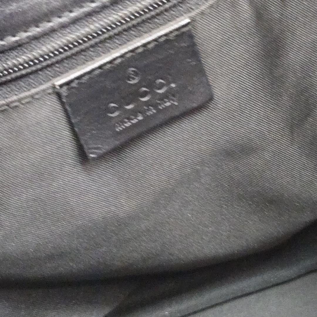 Gucci Gucci - Jackie Black Leather Monogram Shoulder Bag GG Size ONE SIZE - 12 Thumbnail