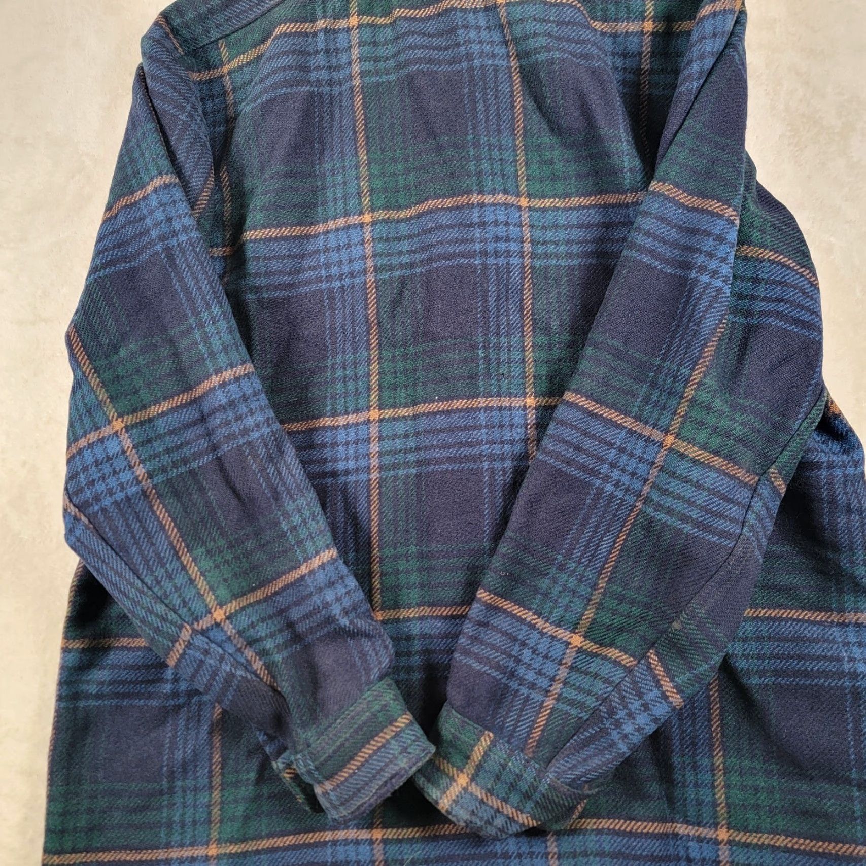 Pendleton VINTAGE Pendleton Jacket Mens Wool Plaid Mackinaw Cruiser Mid-Length Blue Green US Size US M / EU 48-50 / 2 - 4 Thumbnail