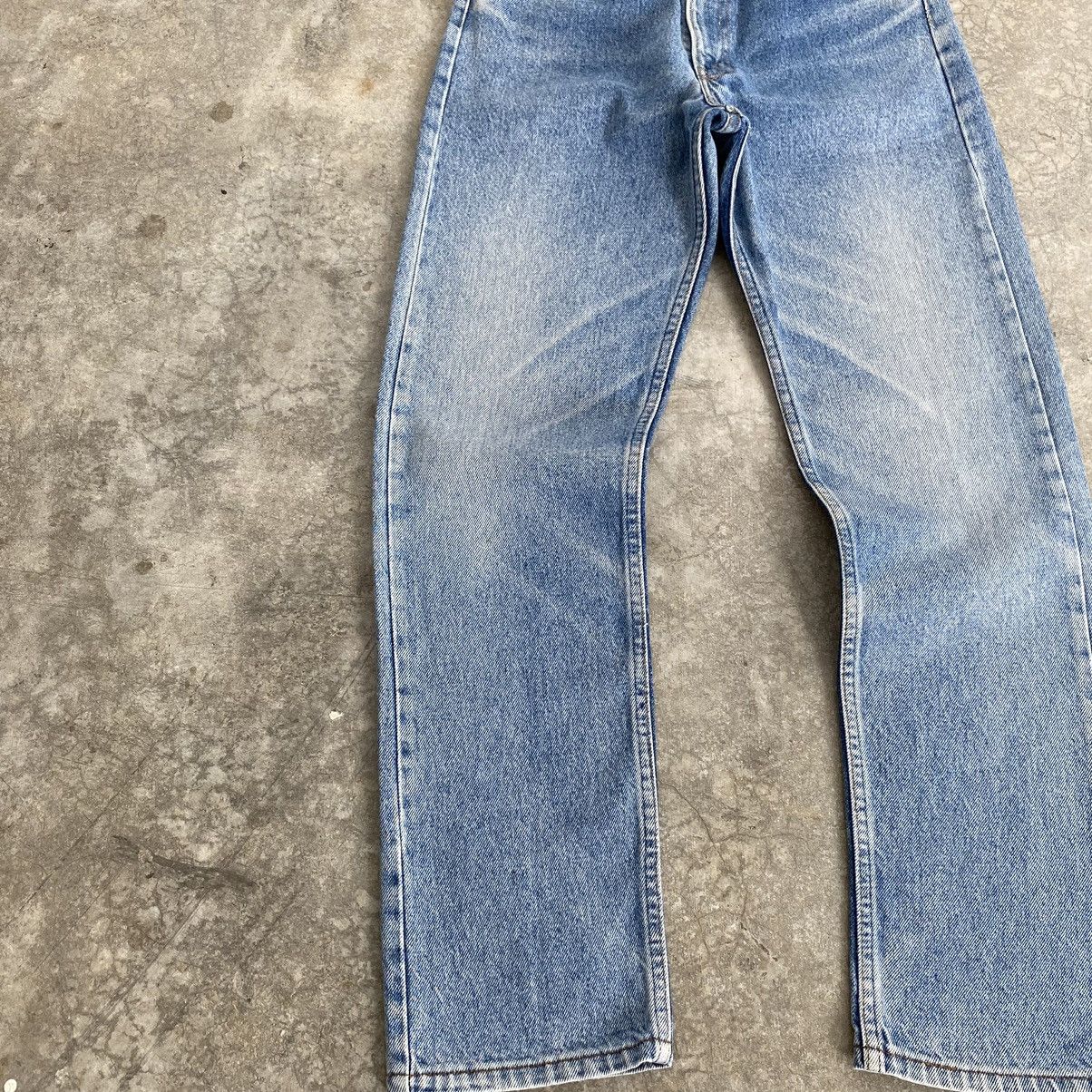 Levi's Size 28x28 Vintage 80’s Levi’s 505 Faded Blue Denim Jeans Size US 28 / EU 44 - 6 Thumbnail