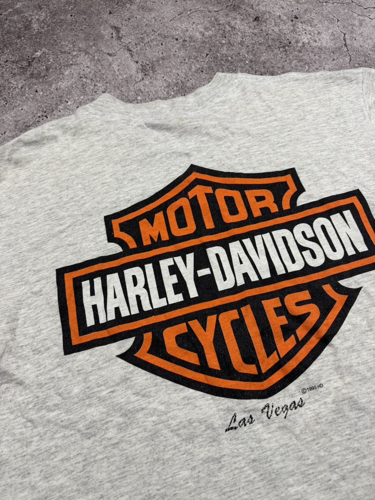 Harley Davidson Vintage 1995 Harley Davidson Eagle Biker T Shirt Las Vegas Size US M / EU 48-50 / 2 - 6 Thumbnail