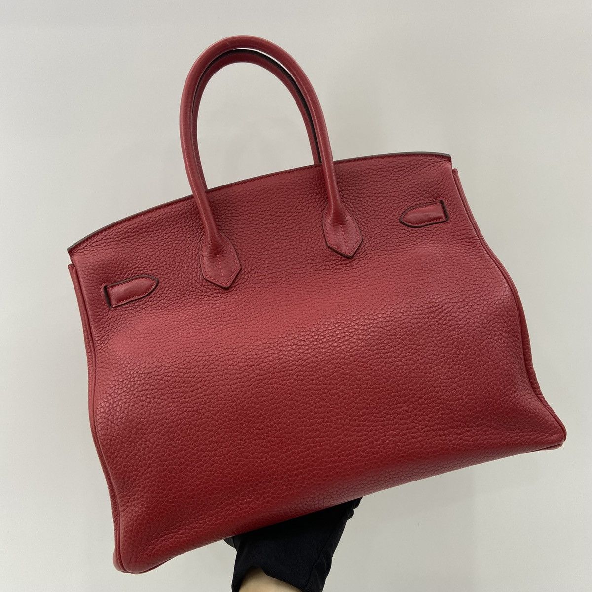 Hermes Authentic Hermes Birkin 35 Stamp Square Q Handle Bag Size ONE SIZE - 2 Thumbnail