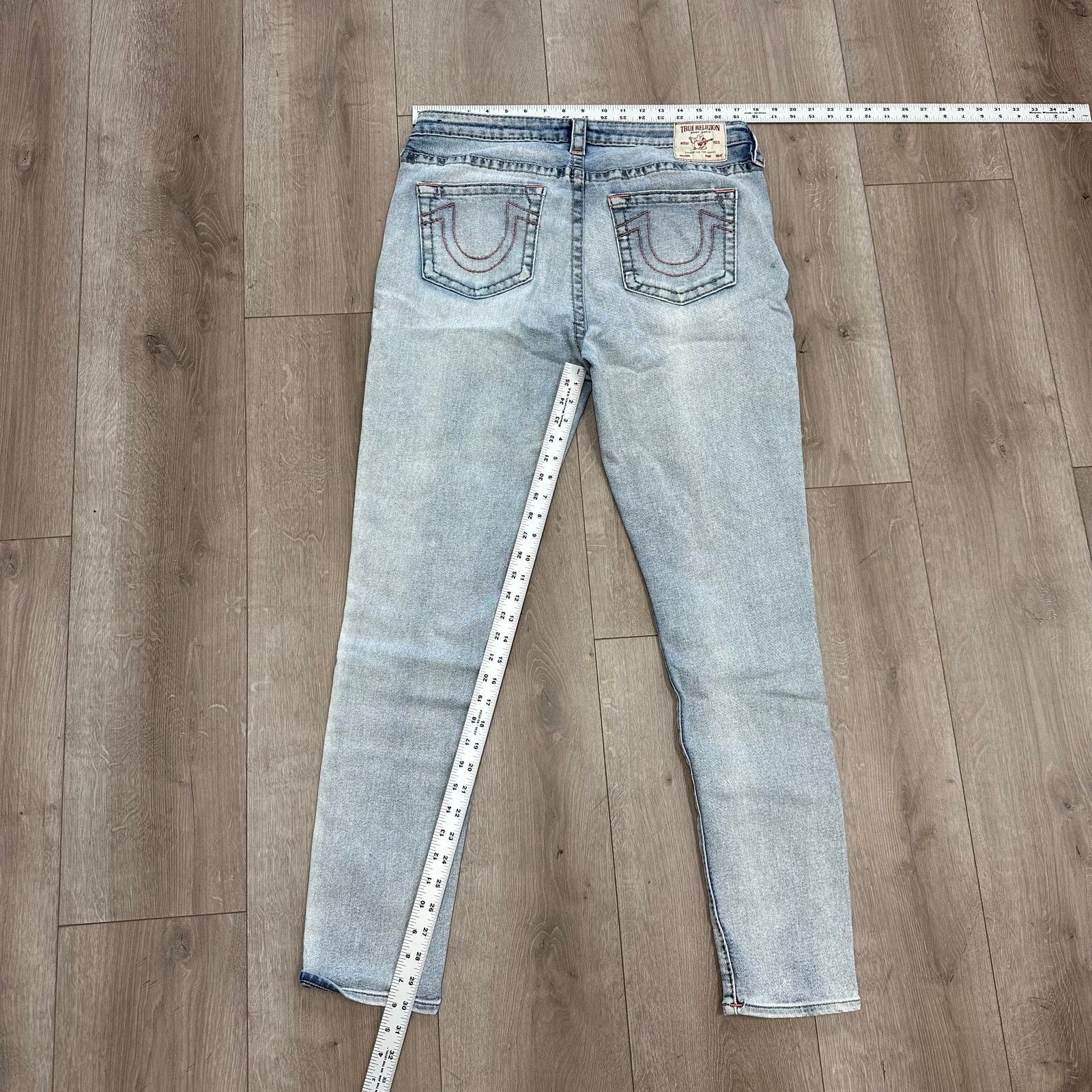 True Religion True Religion Stella Mid Rise Skinny Jeans Pants Size 34 B20 Size US 34 / EU 50 - 4 Thumbnail
