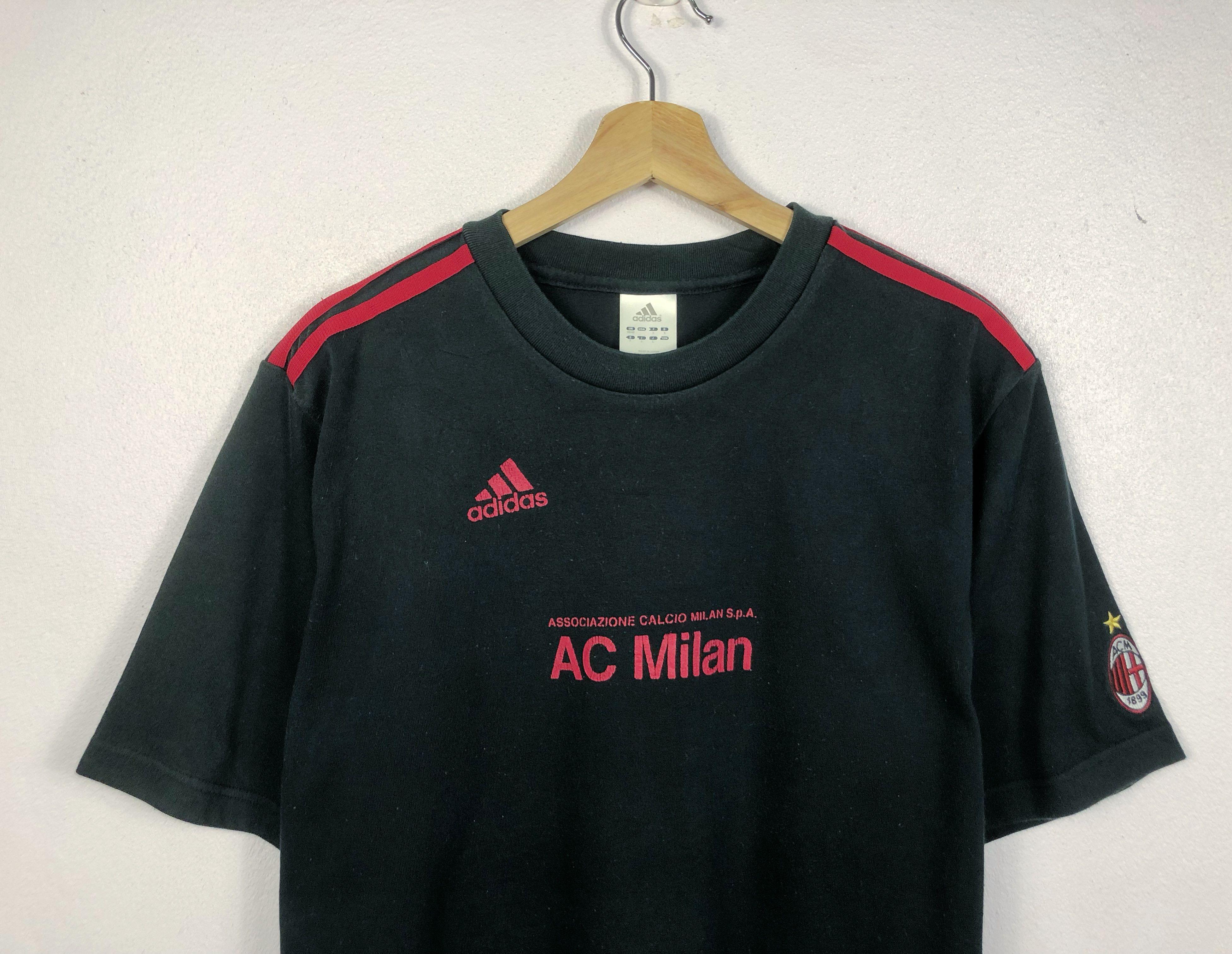 Adidas Rare Adidas AC Milan Tee Size US L / EU 52-54 / 3 - 2 Thumbnail