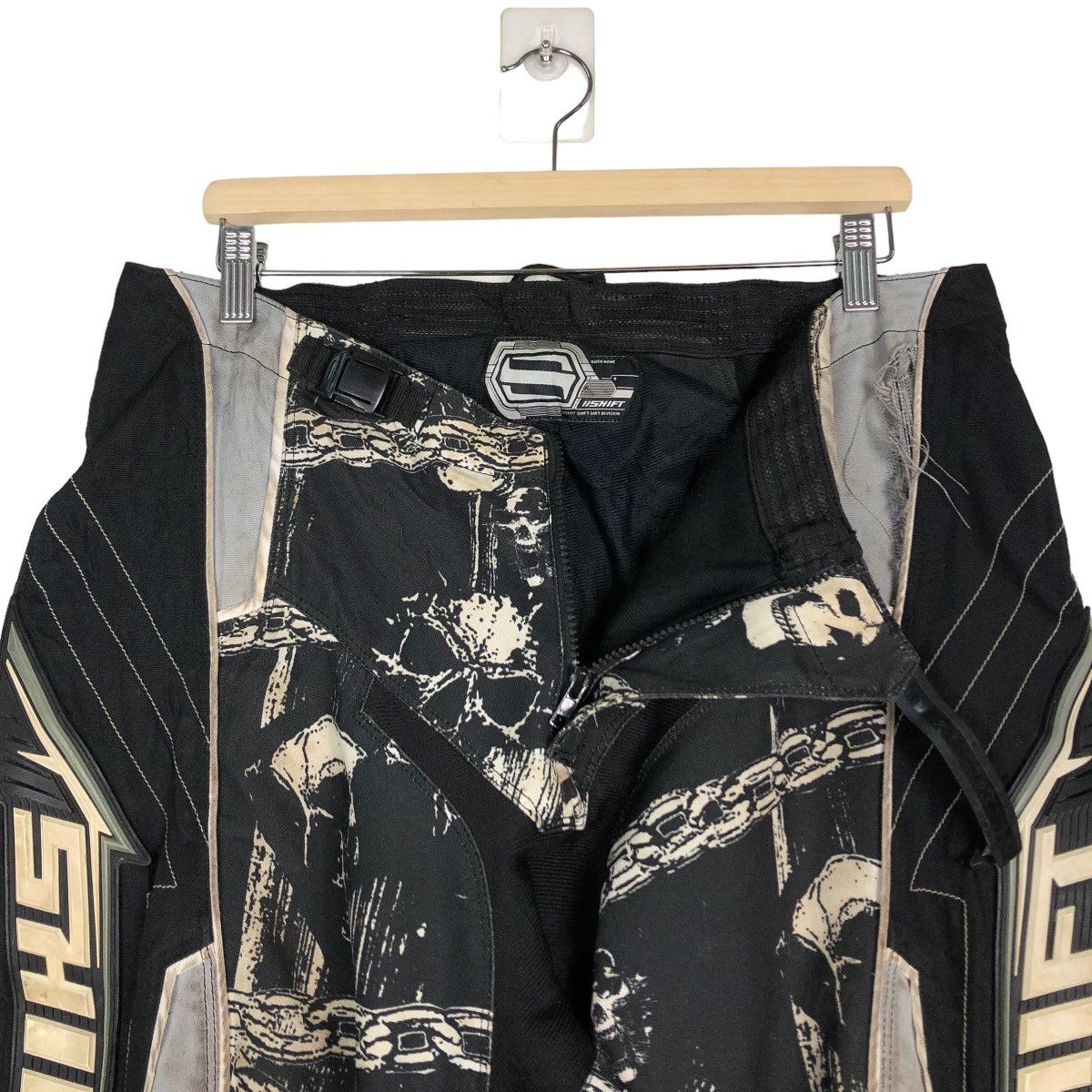 Japanese Brand 🔥Rare Black Shift Racing Motor Cross Pants Over Print Size US 36 / EU 52 - 11 Thumbnail
