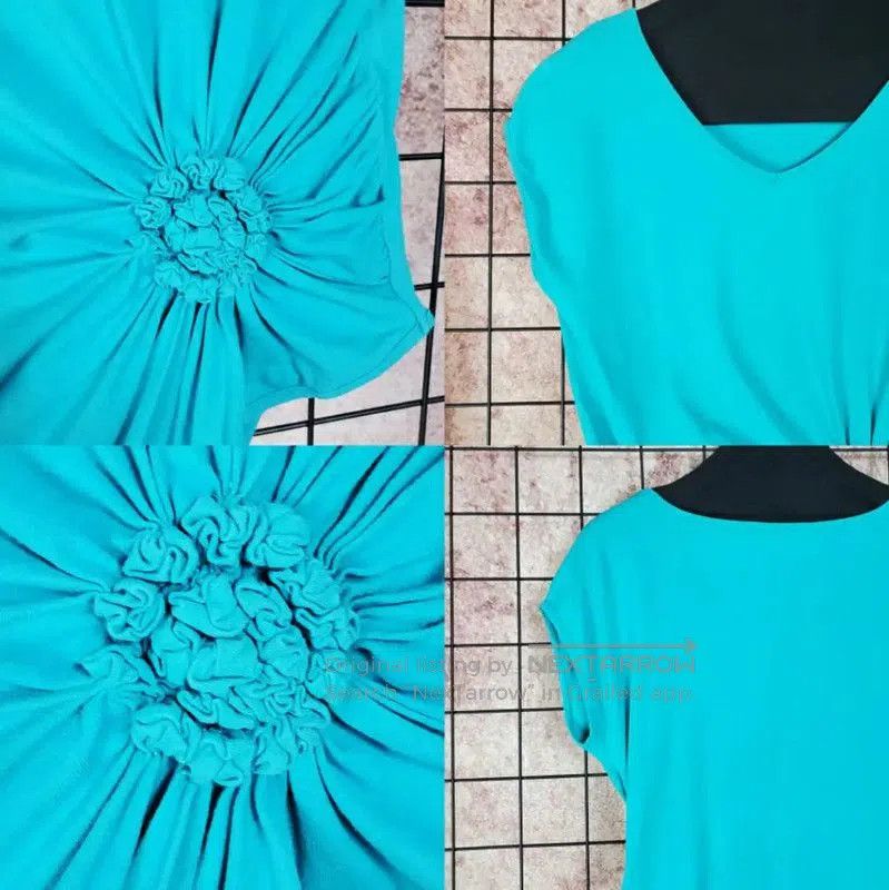Givenchy Givenchy Women's Embroidered Blue Cotton T-Shirt . Size L / US 10 / IT 46 - 5 Thumbnail