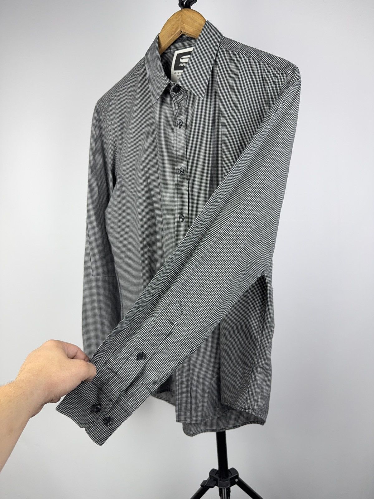 G-Star Vintage 00s Retro Style Y2K G-Star RAW Long sleeve Shirt Size US L / EU 52-54 / 3 - 6 Thumbnail