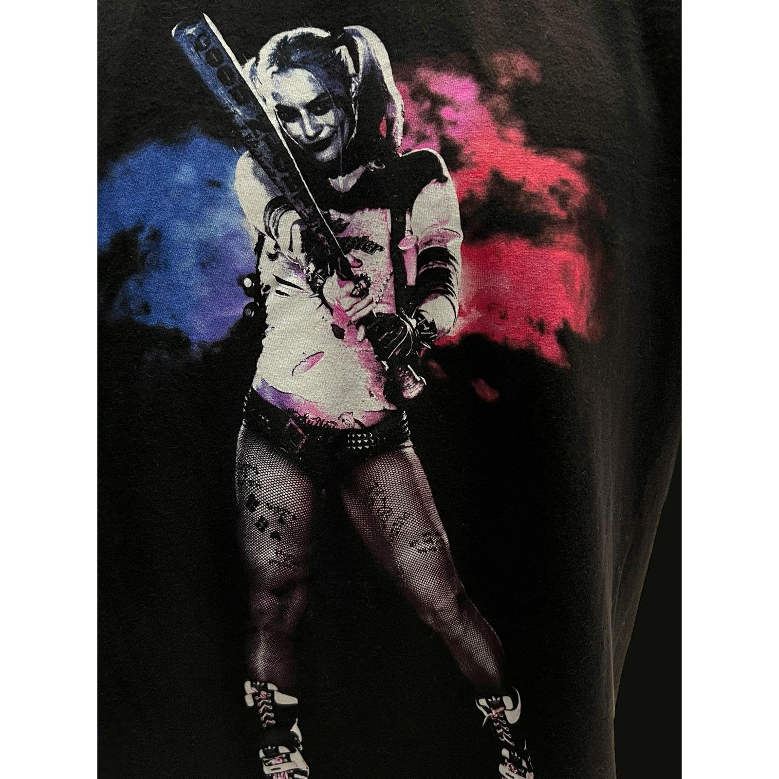 DC Comics Suicide Squad Harley Quinn Graphic TShirt Black Med DC Comic Size M / US 6-8 / IT 42-44 - 4 Thumbnail