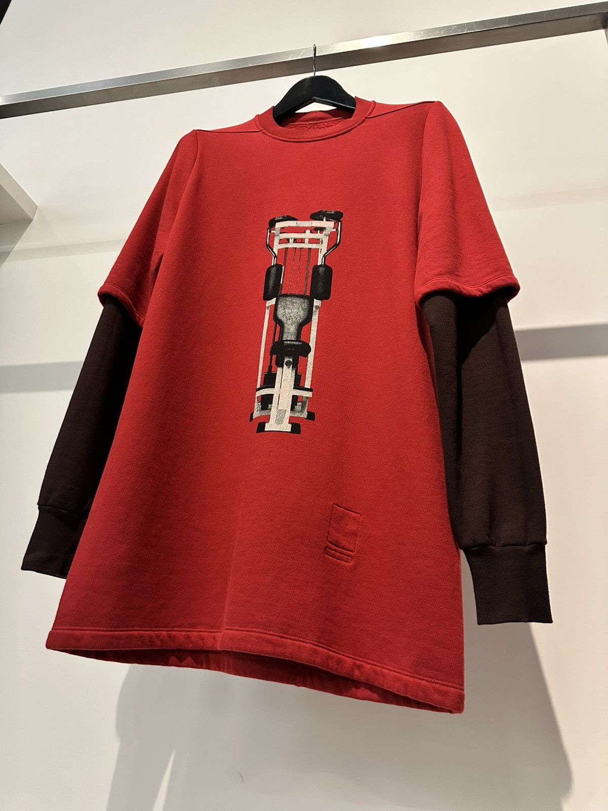 Rick Owens Drkshdw Rick Owens DRKSHDW Hustler Crewneck Size US XS / EU 42 / 0 - 4 Thumbnail