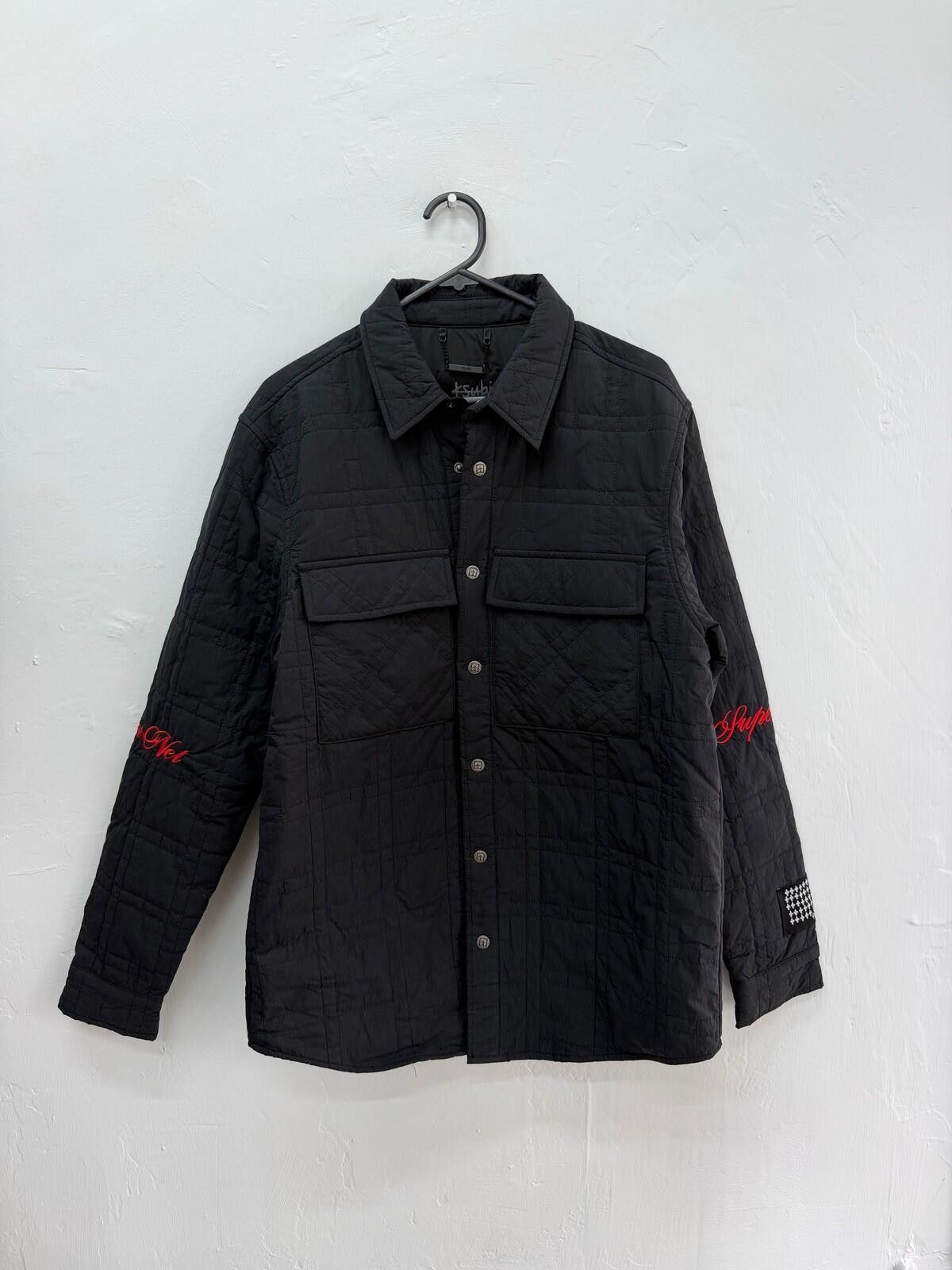 Ksubi new ksubi mens pixel quilted ls shirt black jacket medium m Size US M / EU 48-50 / 2 - 1 Thumbnail