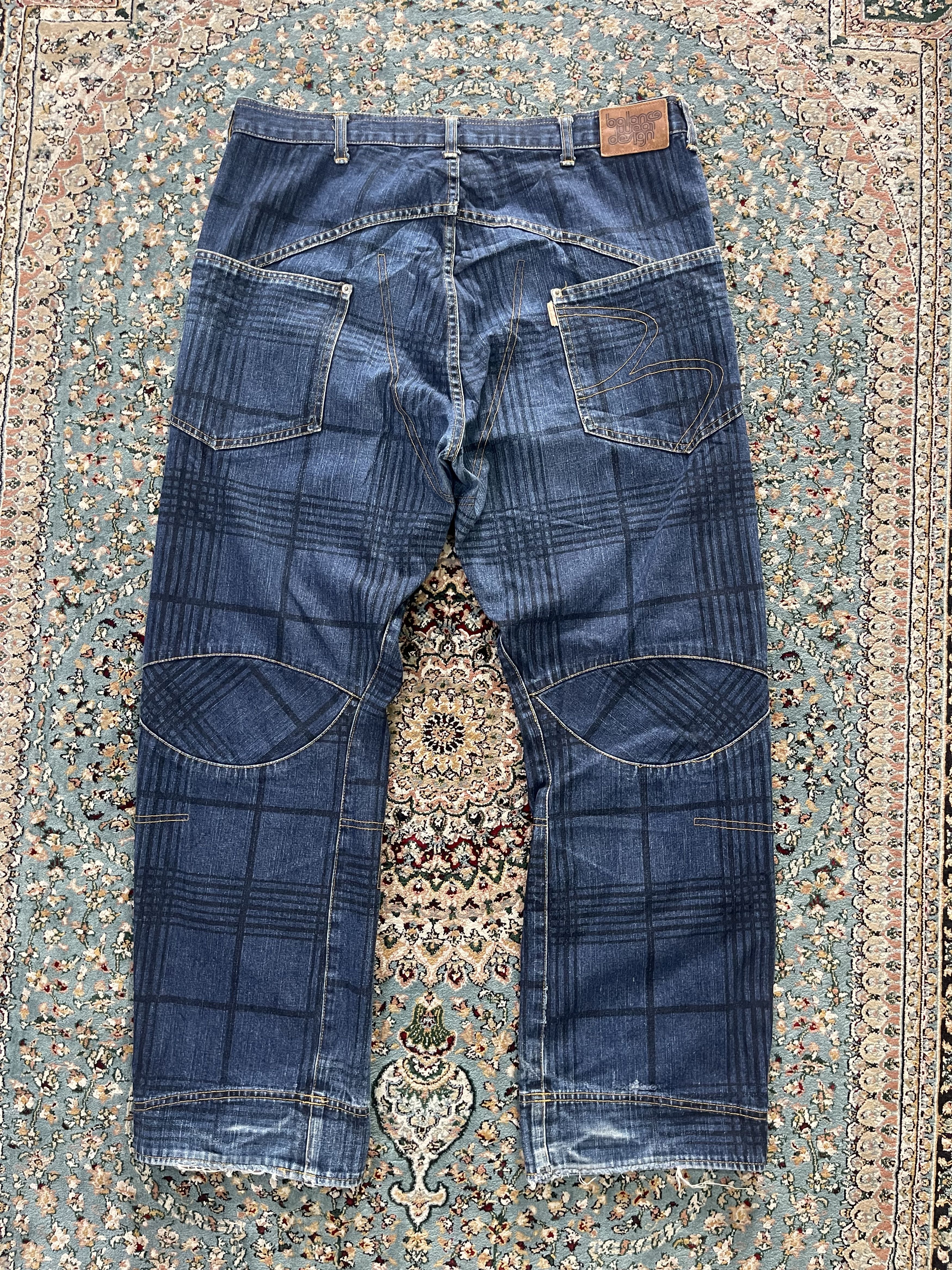 Japanese Brand Balance Wear Design Engineered Jeans Size US 35 - 1 Thumbnail
