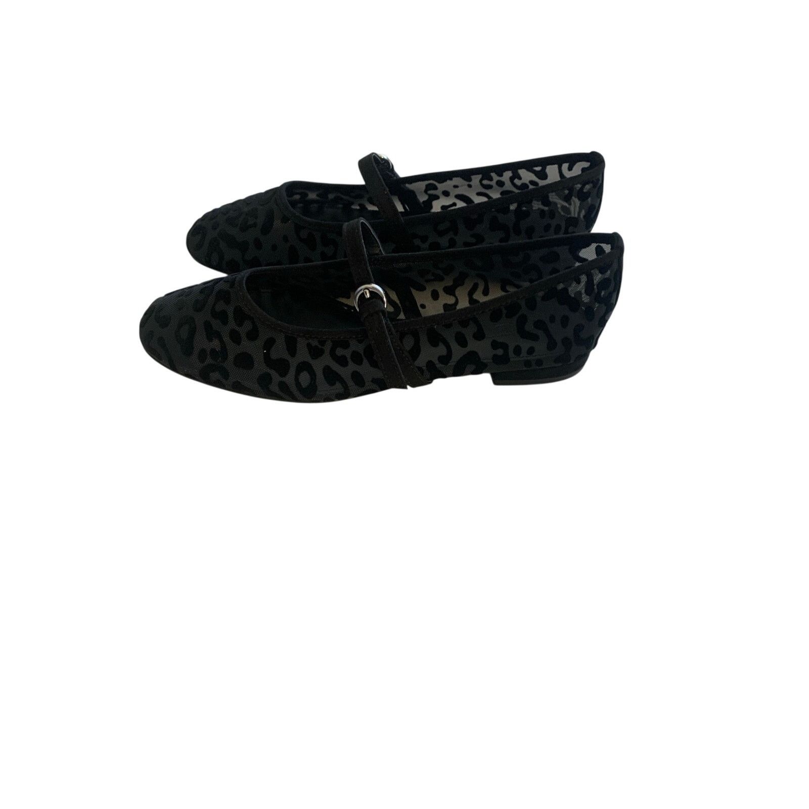 Anthropologie NWT J.Crew Leopard Mesh Mary Jane Flats - Size 8 MSRP $148 Size US 8 / IT 38 - 2 Thumbnail