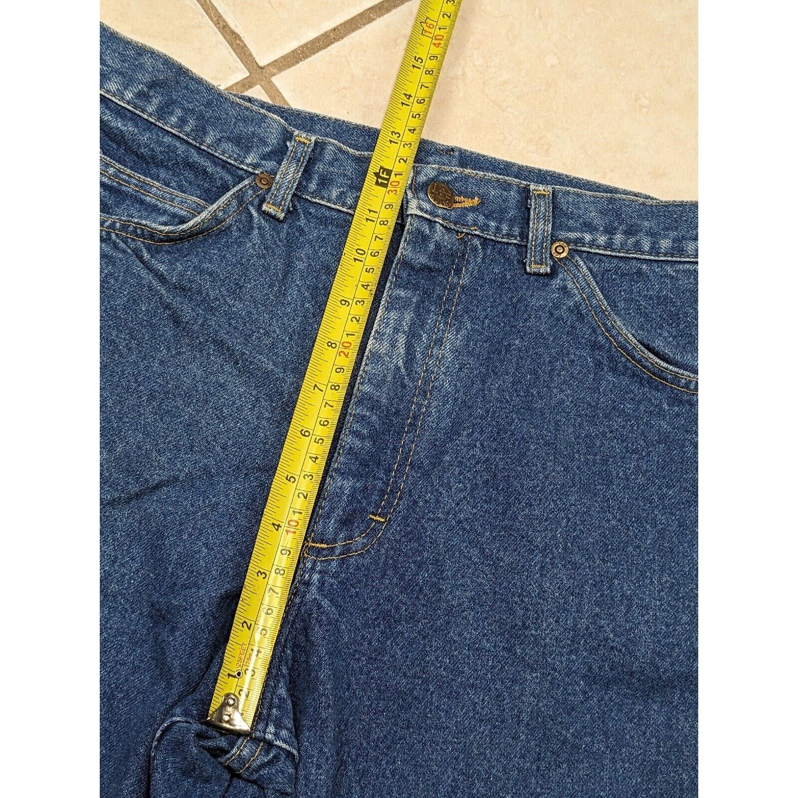 Lee Vtg Lee Riders Jeans Made in USA Blue Straight Leg Size 36 Size US 36 / EU 52 - 7 Thumbnail