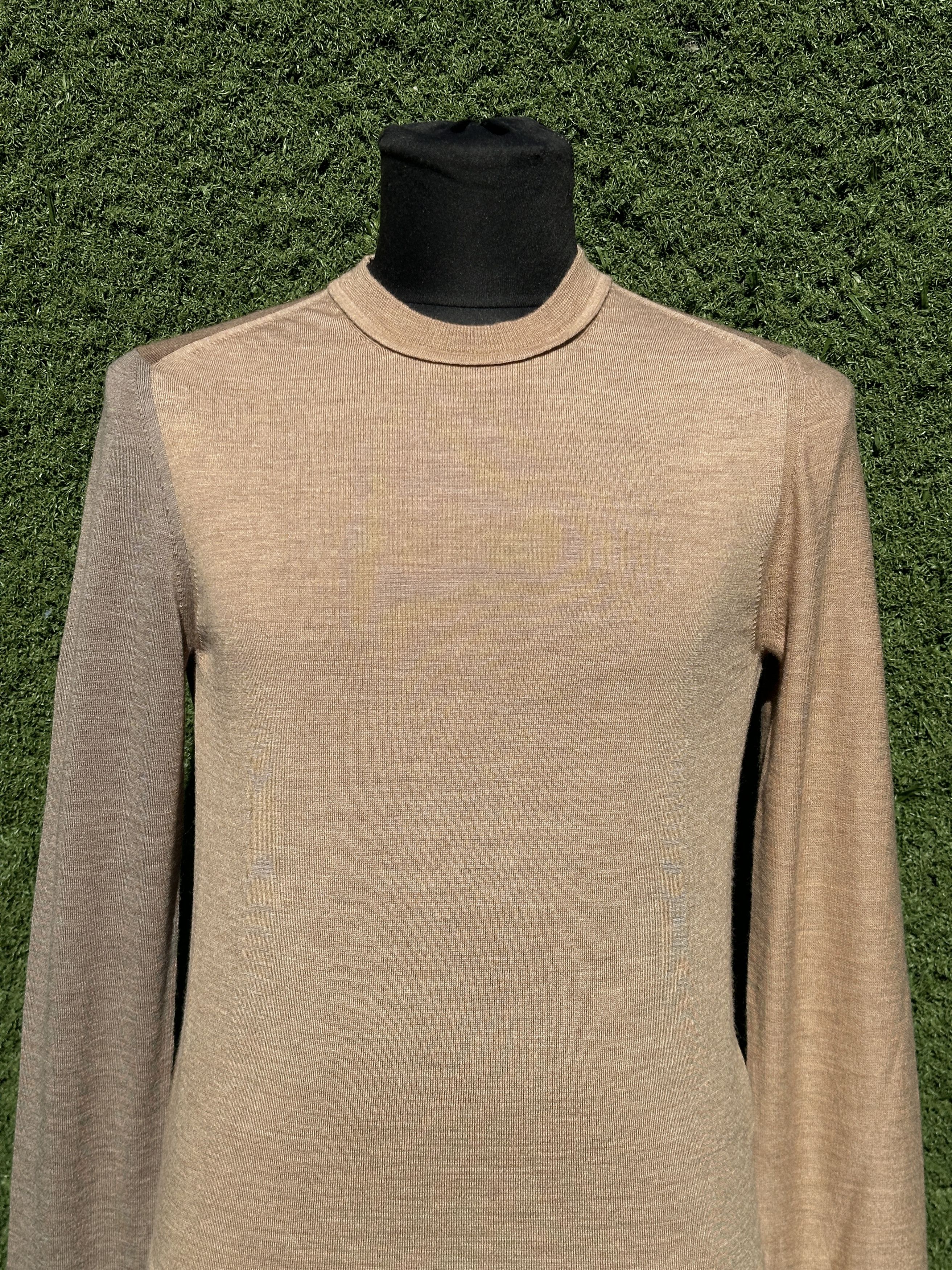 Maison Margiela Rare Maison Margiela 14 Camel Colorblock Fine Knit Size S Size US S / EU 44-46 / 1 - 8 Thumbnail
