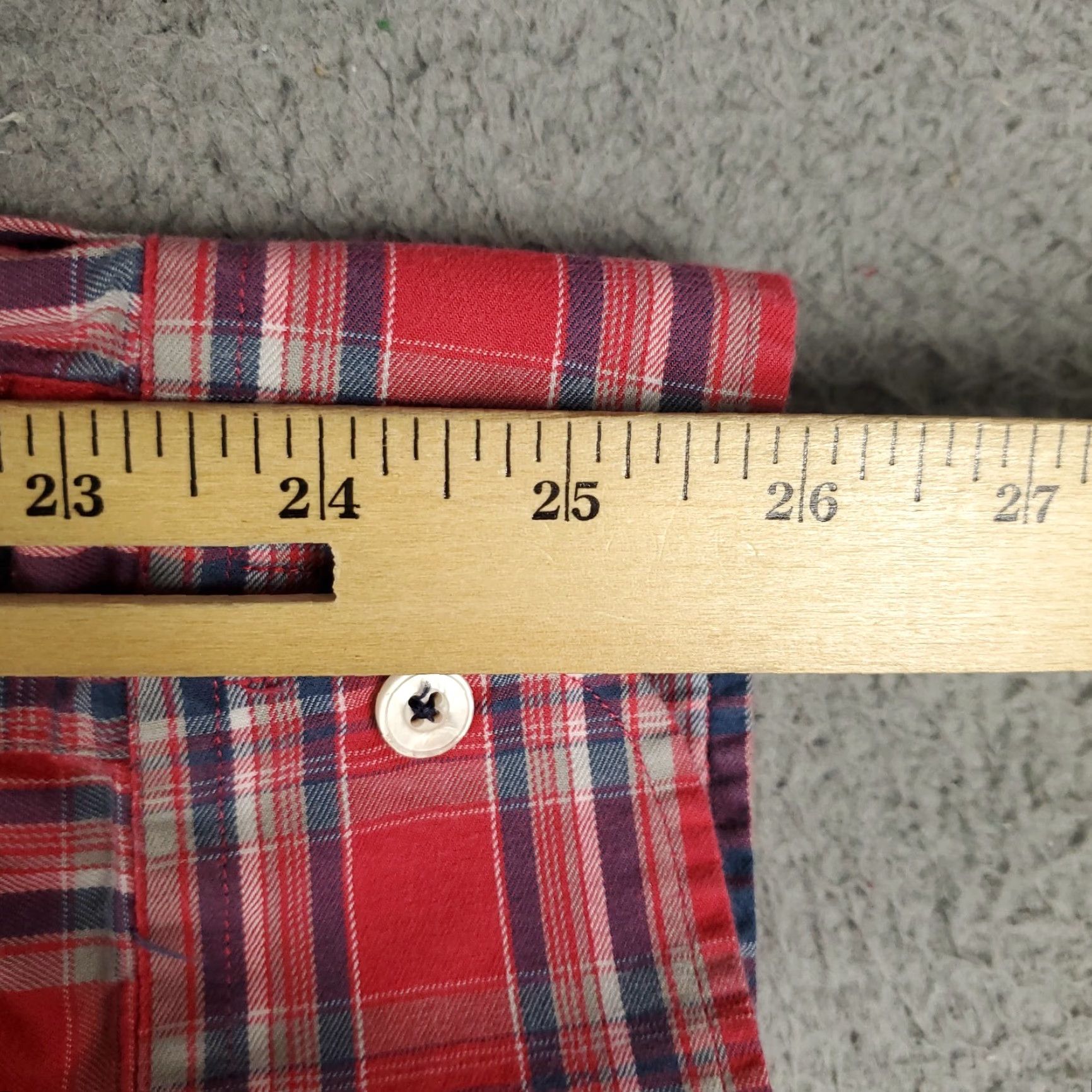 UNTUCKit VINTAGE UNTUCKit Shirt Mens Size XL Red Plaid Long Sleeve Casual Button Up Size US XL / EU 56 / 4 - 6 Thumbnail