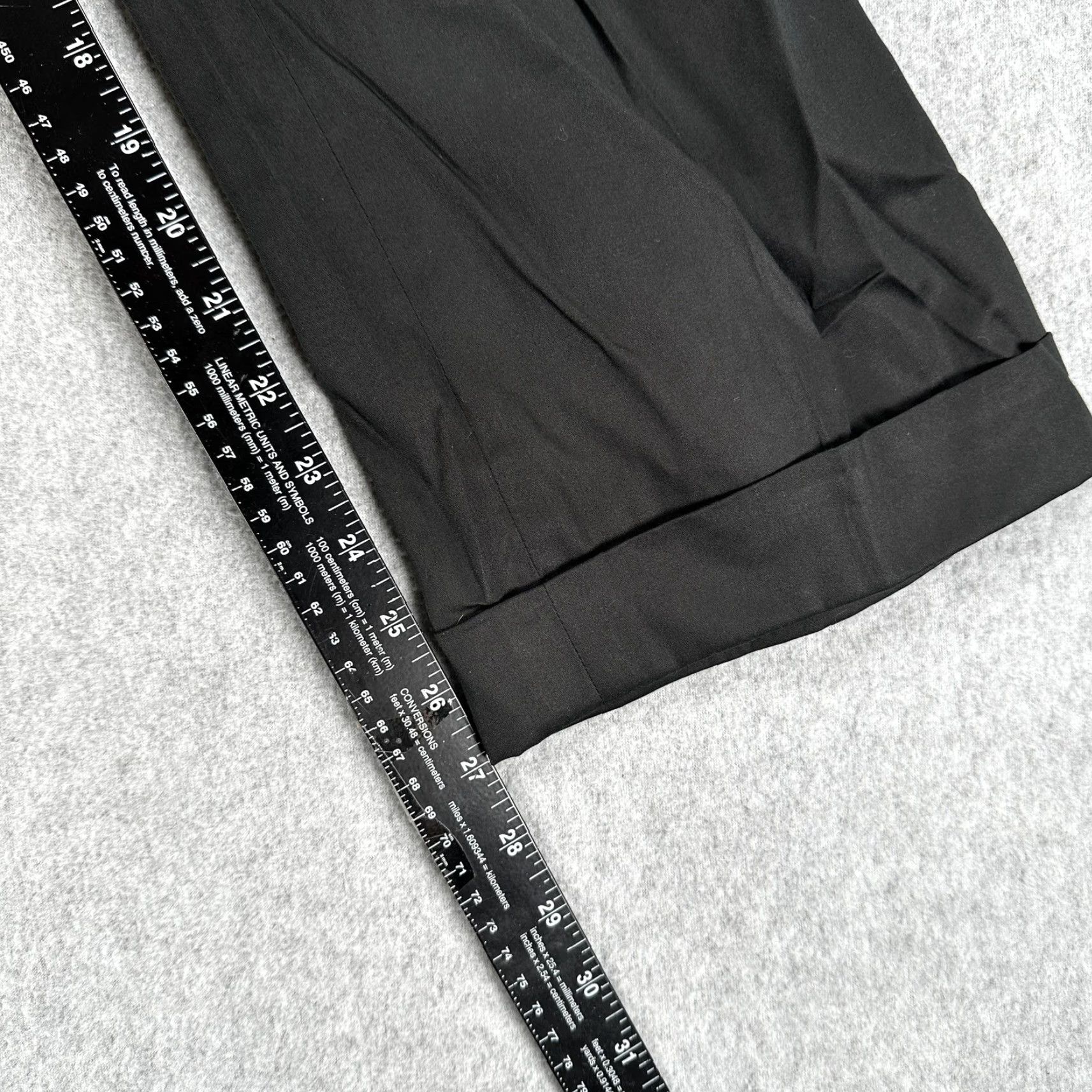 Brioni Brioni Cannes Dress Pants Mens 36x27 Black Pleated Front Straight Leg Trousers Size US 36 / EU 52 - 3 Thumbnail